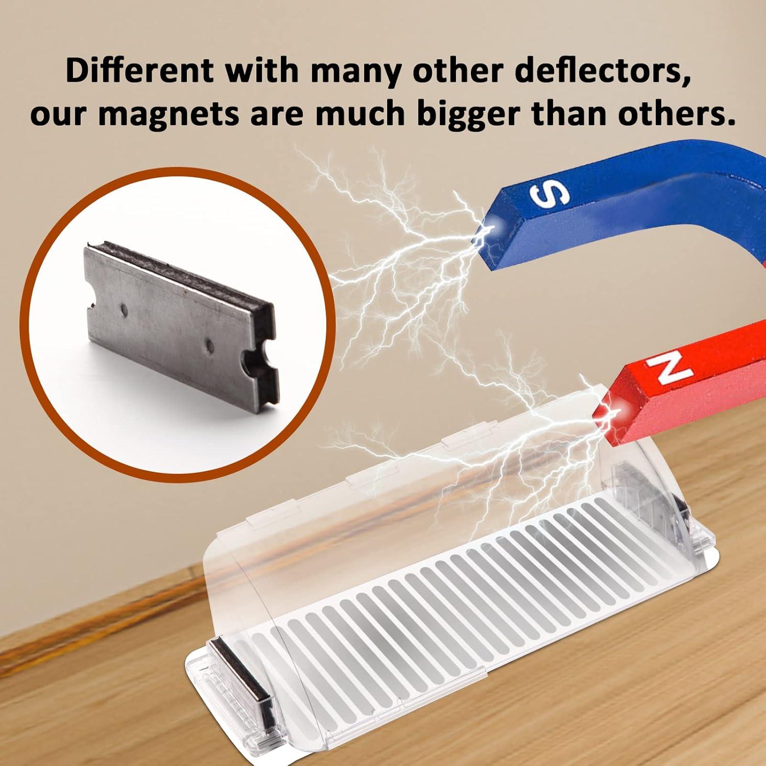 Deflectores de Aire Ajustables EKOCSIO - Paquete de 2, 21.6 a 38.1 cm