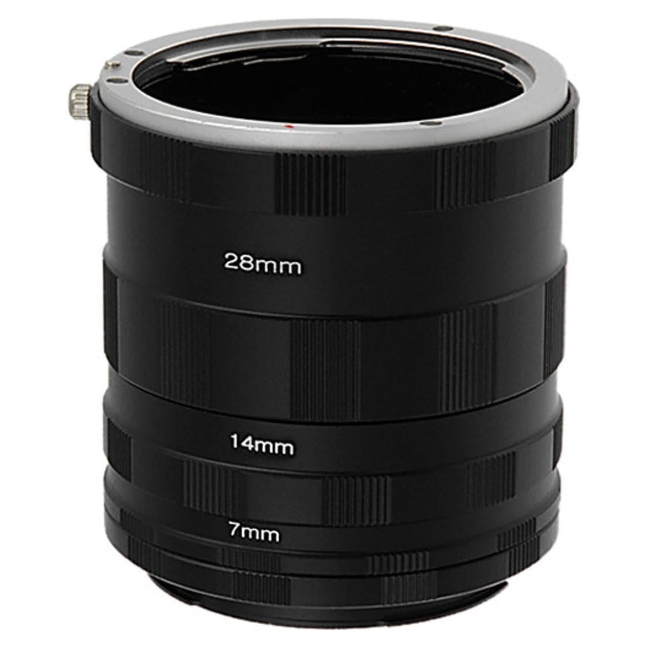 Juego de tubos de extensión Fotodiox para cámaras Sony A-Mount