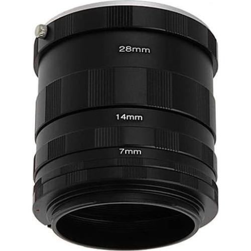 Juego de tubos de extensión Fotodiox para cámaras Sony A-Mount