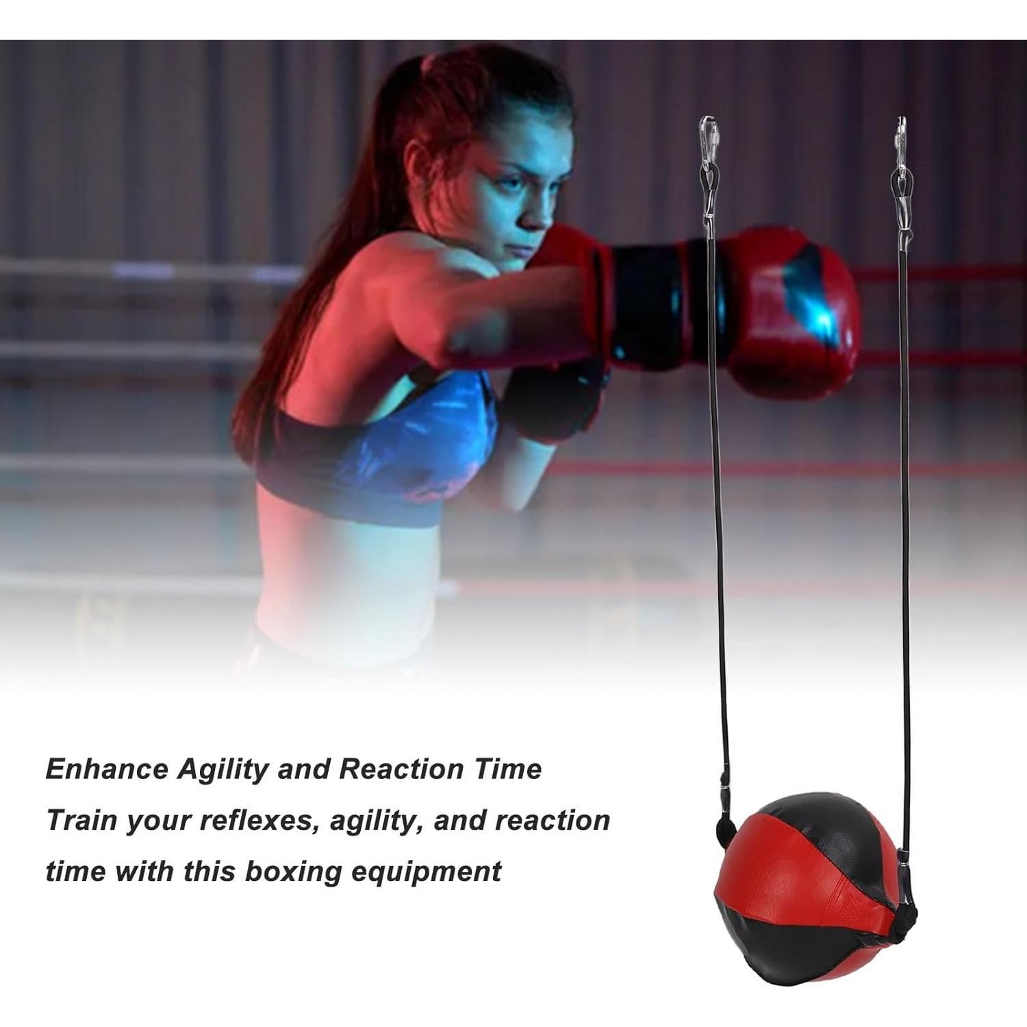 Bolsa de Velocidad Doble Extremo Genérico PU para Boxeo