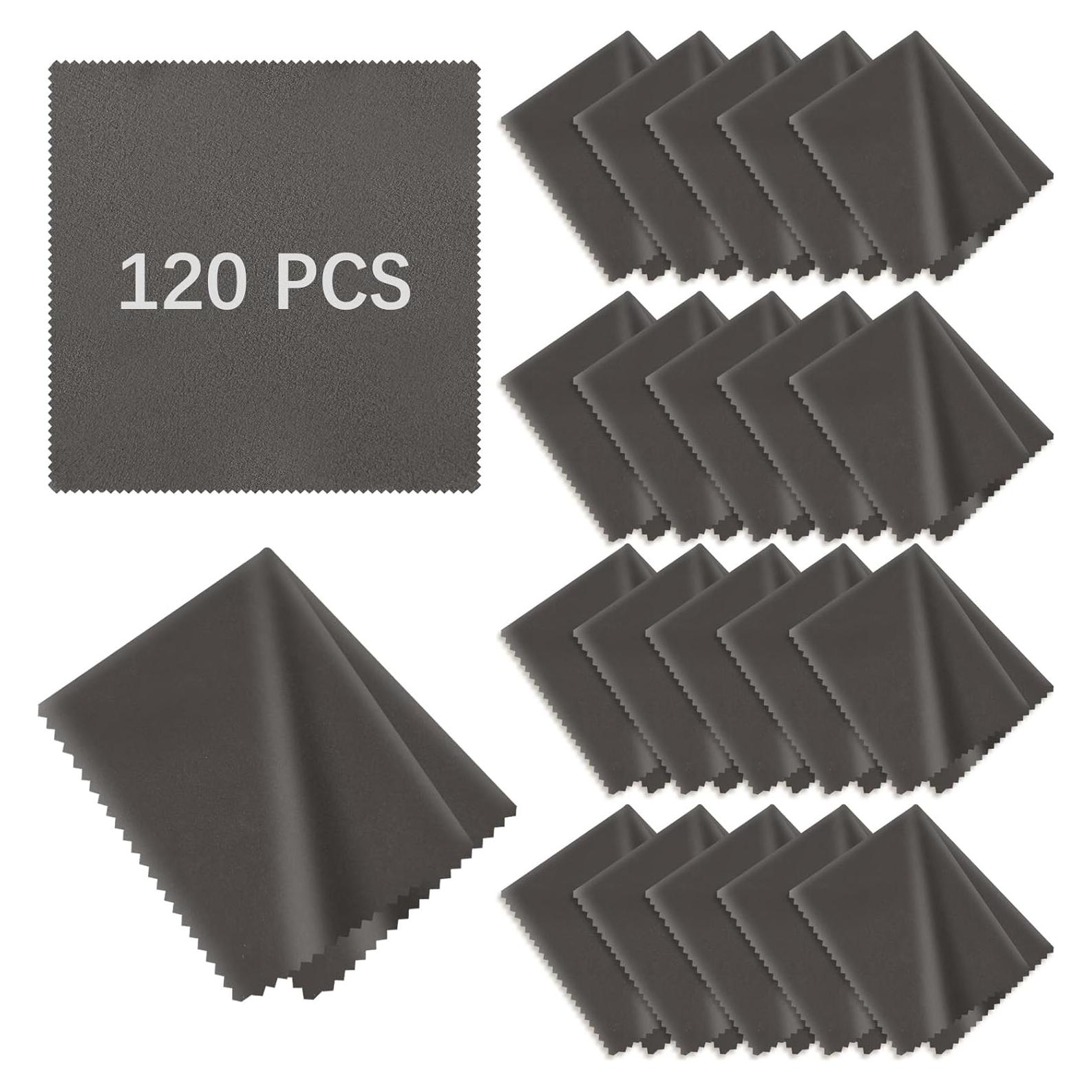 Paquete de 120 Paños de Microfibra para Limpieza de Gafas 14cm