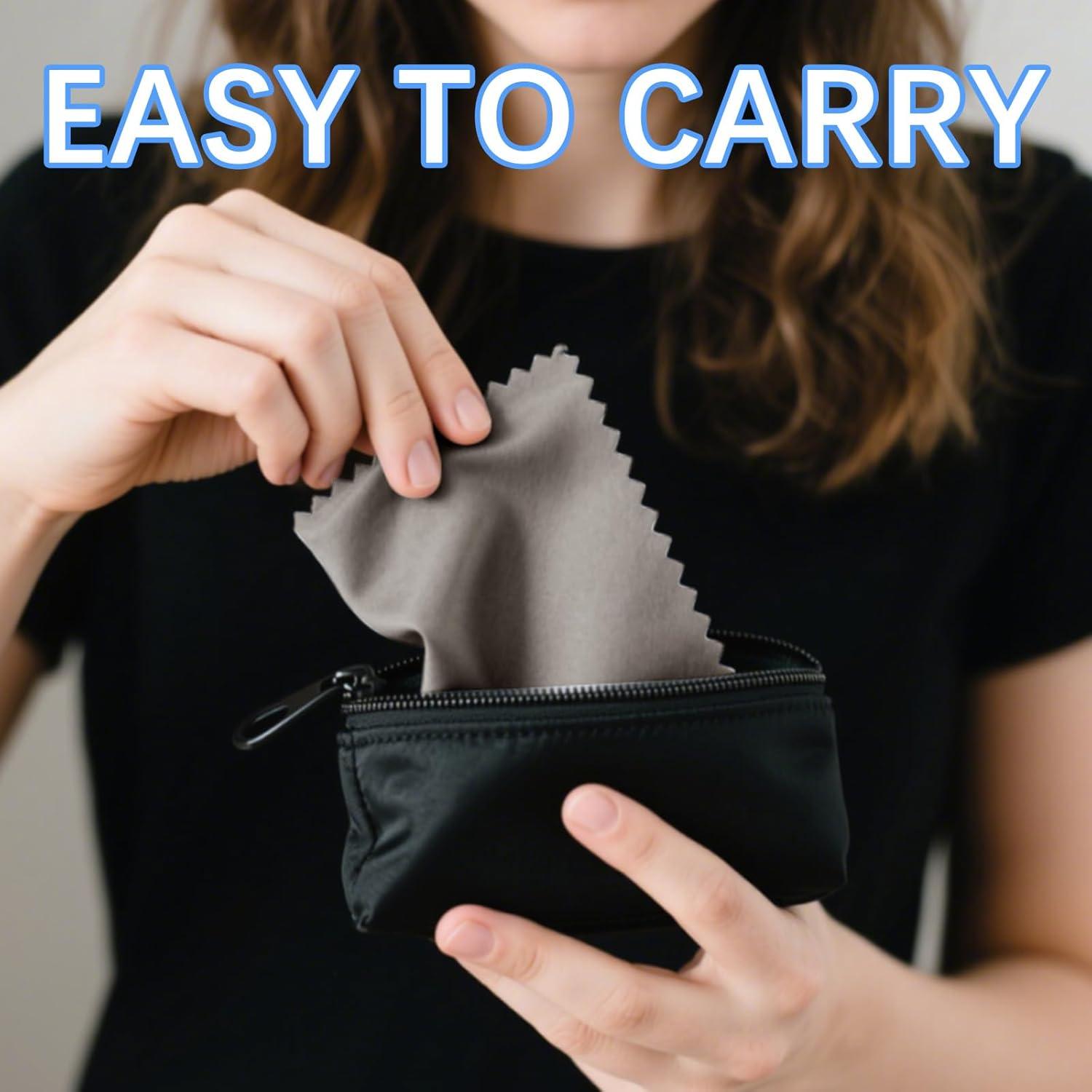 Paquete de 120 Paños de Microfibra para Limpieza de Gafas 14cm