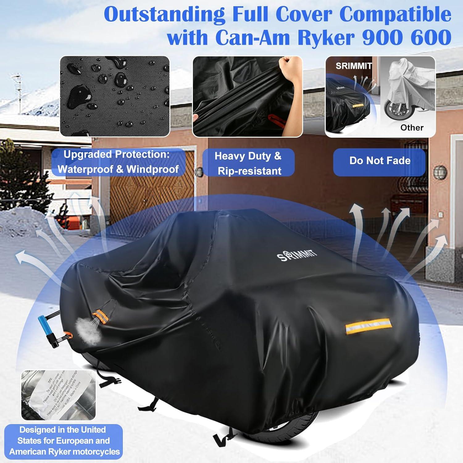 Cubierta Impermeable SRIMMIT para Can Am Ryker 264x168 cm