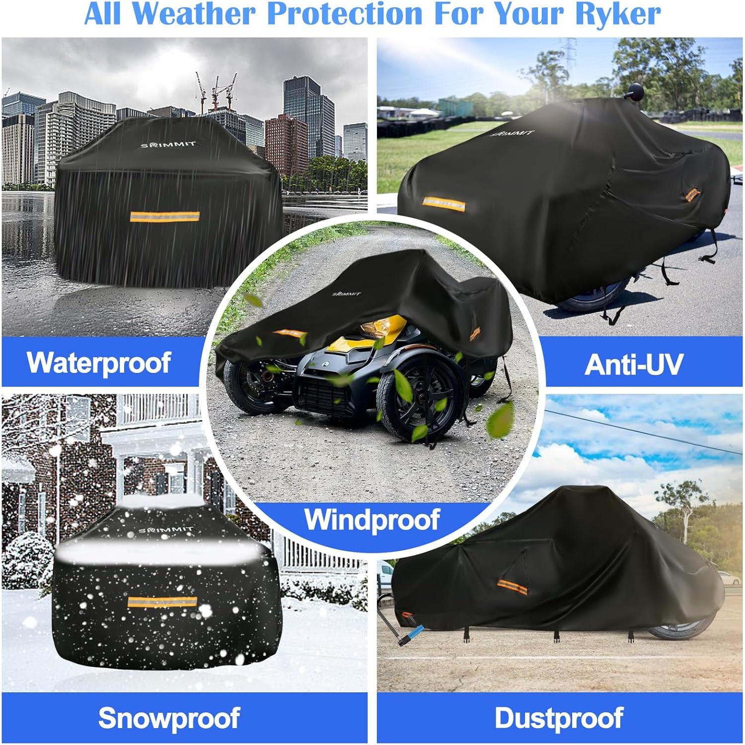 Cubierta Impermeable SRIMMIT para Can Am Ryker 264x168 cm