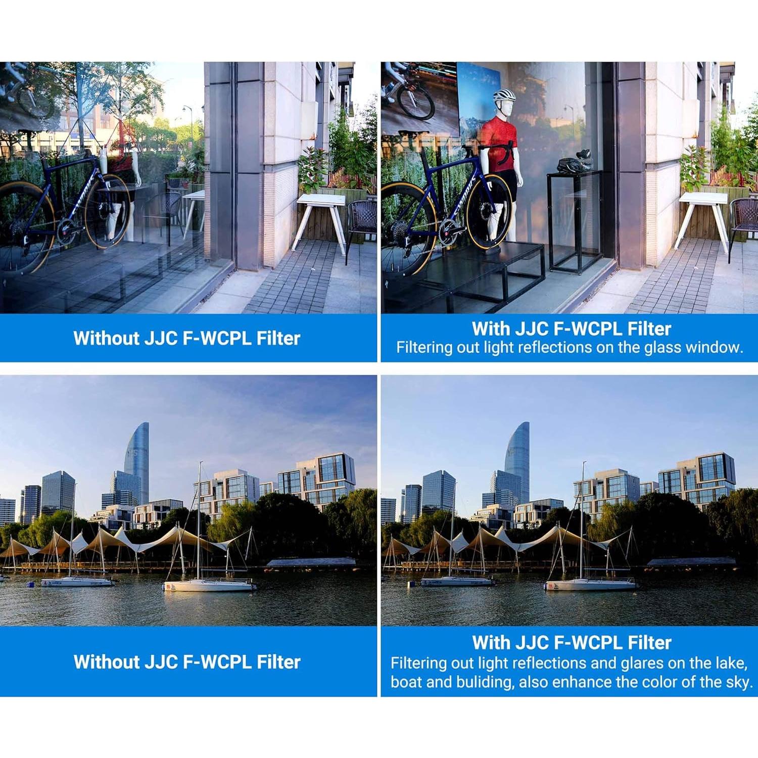 Filtro Polarizador Circular JJC 40.5mm CPL HD para Sony