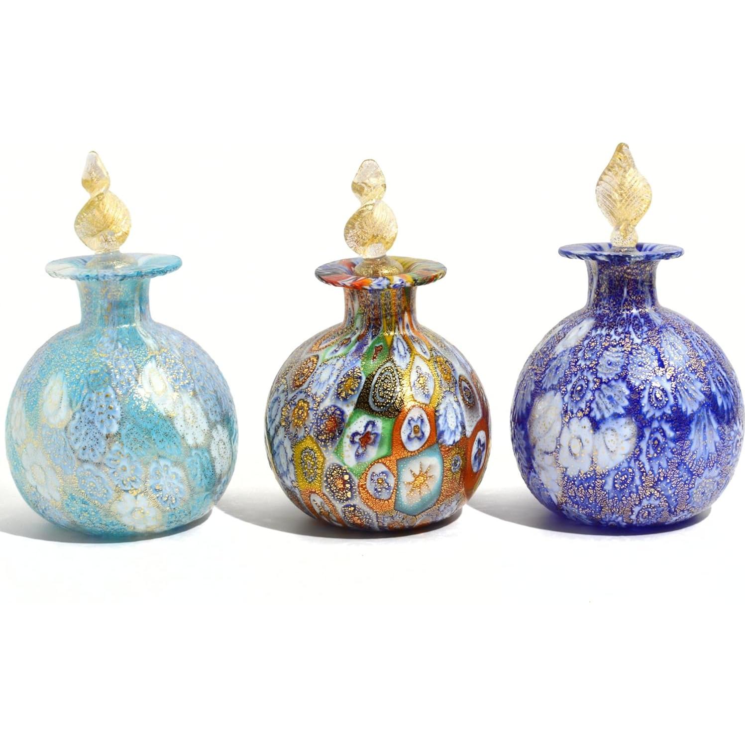 Botella Decorativa de Vidrio de Murano MI DECORACIÓN ITALIANA 9.5cm