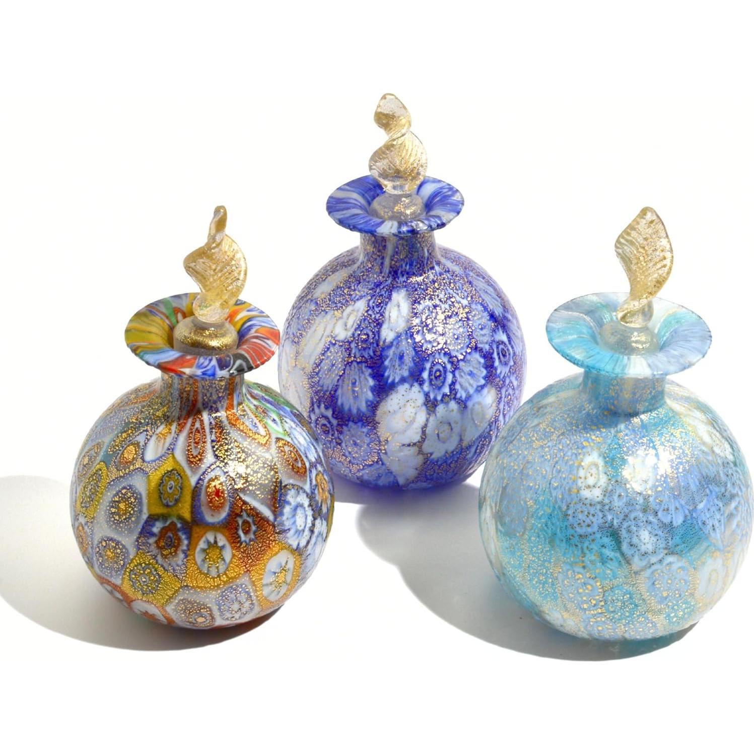 Botella Decorativa de Vidrio de Murano MI DECORACIÓN ITALIANA 9.5cm