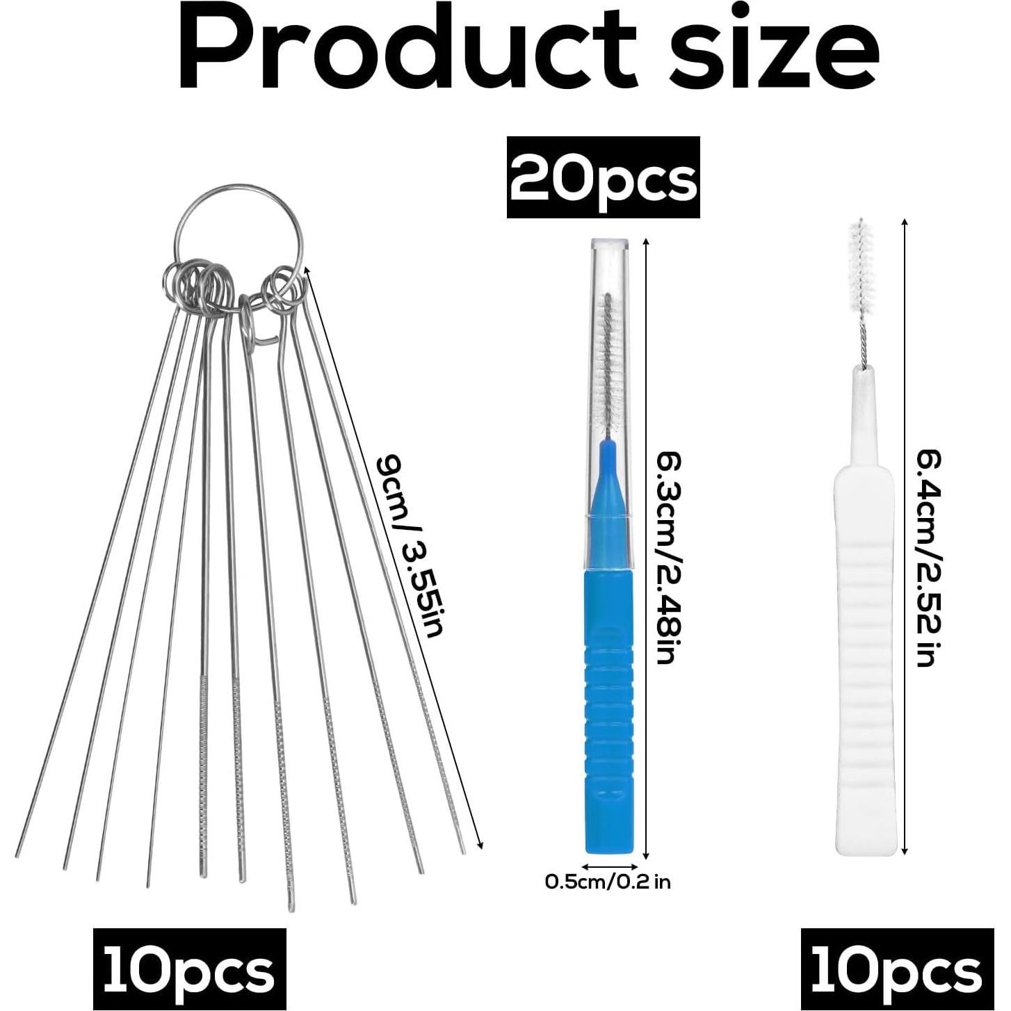 Juego de 40 Herramientas de Limpieza de Cabezal de Ducha Gosknor