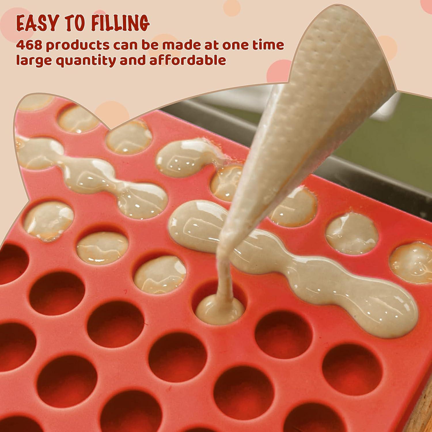 Moldes de Silicona HKNMTT para Golosinas de Perro 468 Cavidades