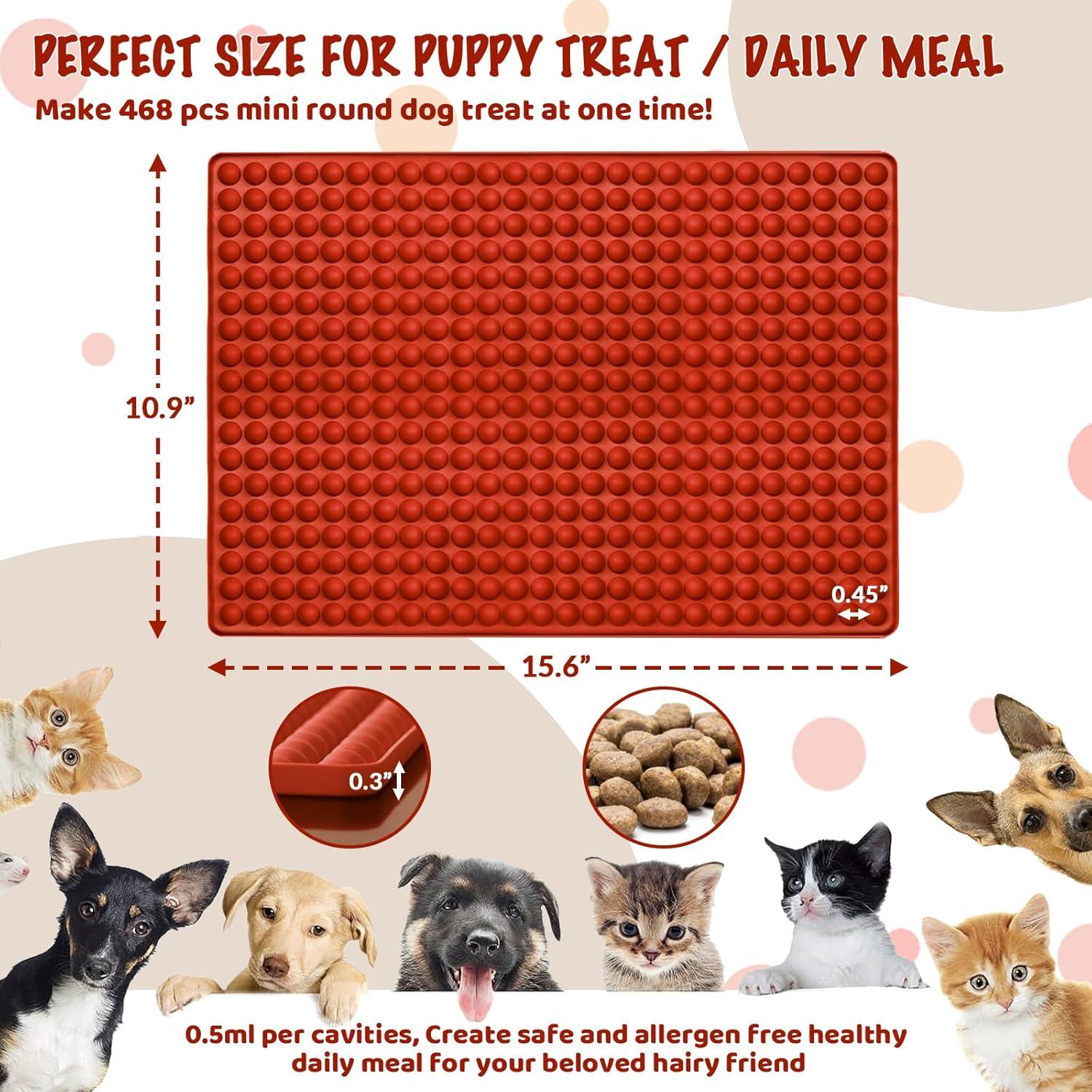 Moldes de Silicona HKNMTT para Golosinas de Perro 468 Cavidades