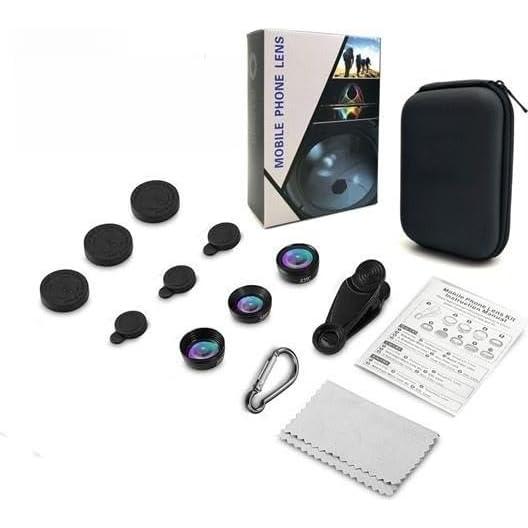 Kit de Lentes de Cámara 3 en 1 AUTO-SWITCH para Smartphone