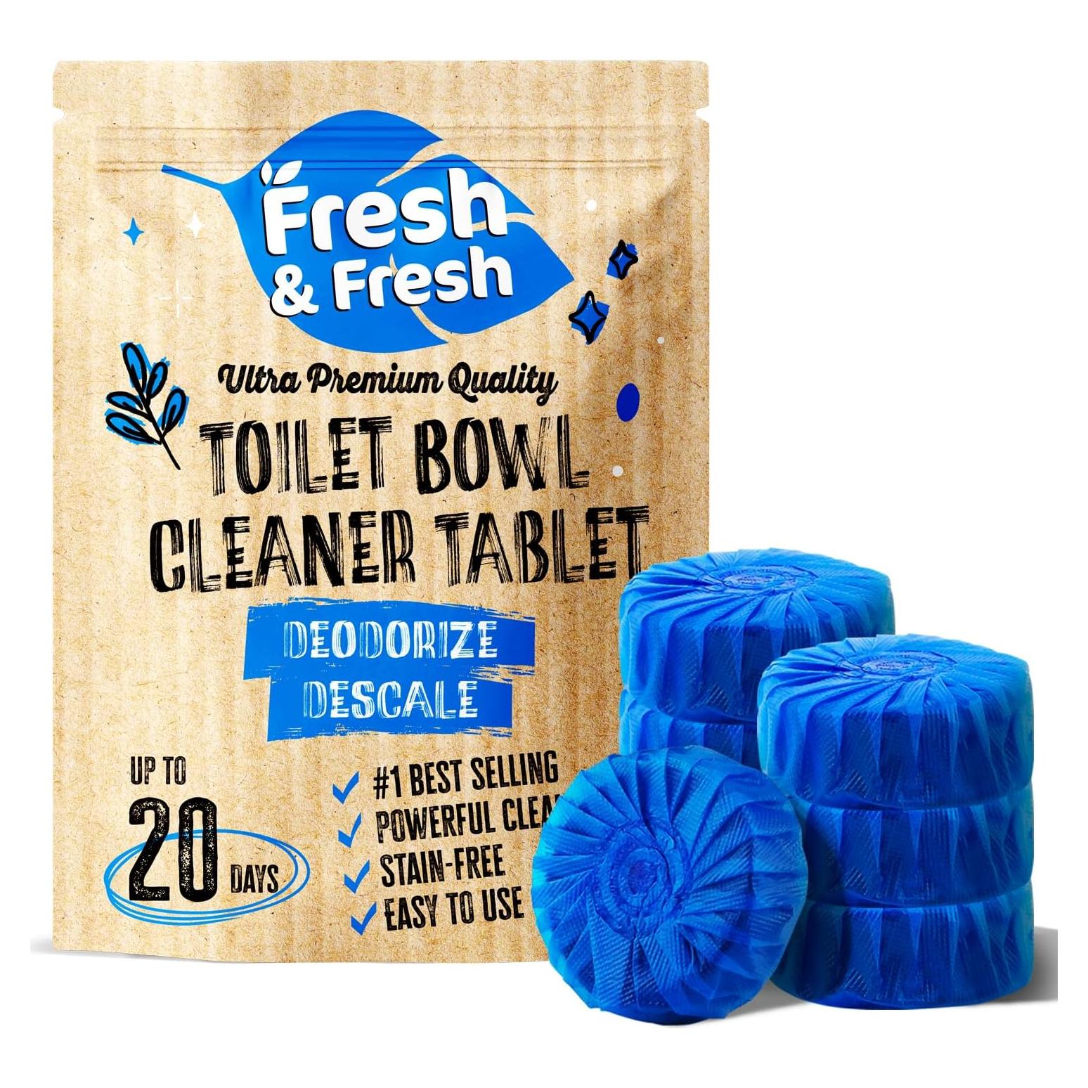 Limpiadores de Inodoro Fresh & Fresh - 10 Tabletas Efectivas