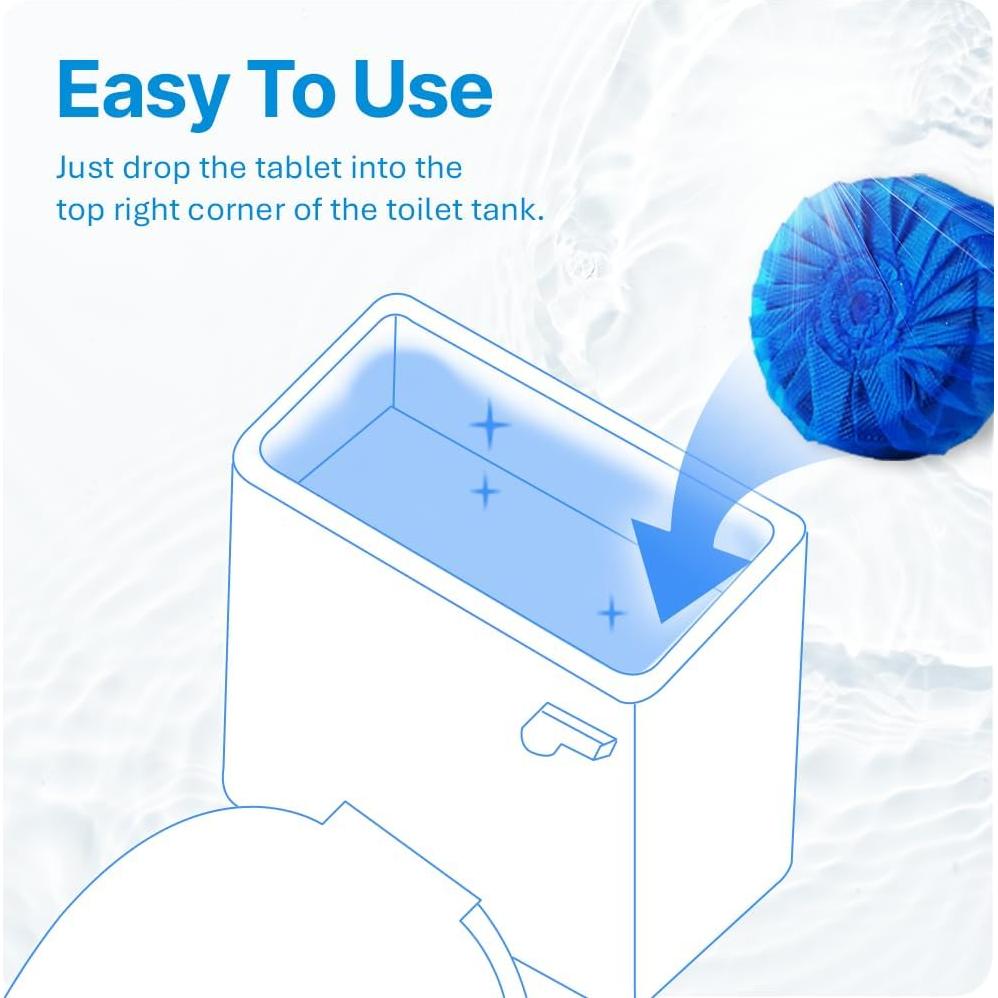 Limpiadores de Inodoro Fresh & Fresh - 10 Tabletas Efectivas