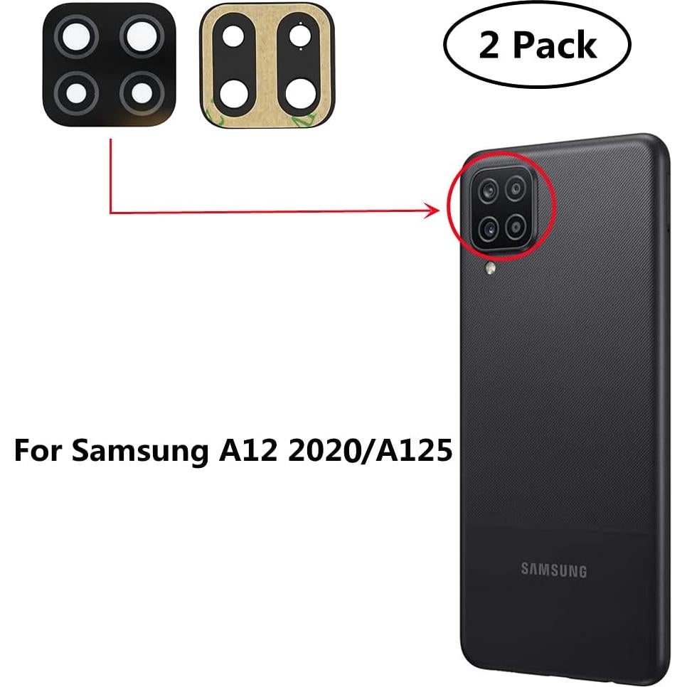 Reemplazo Lente de Cristal Cámara Trasera Samsung Galaxy A12