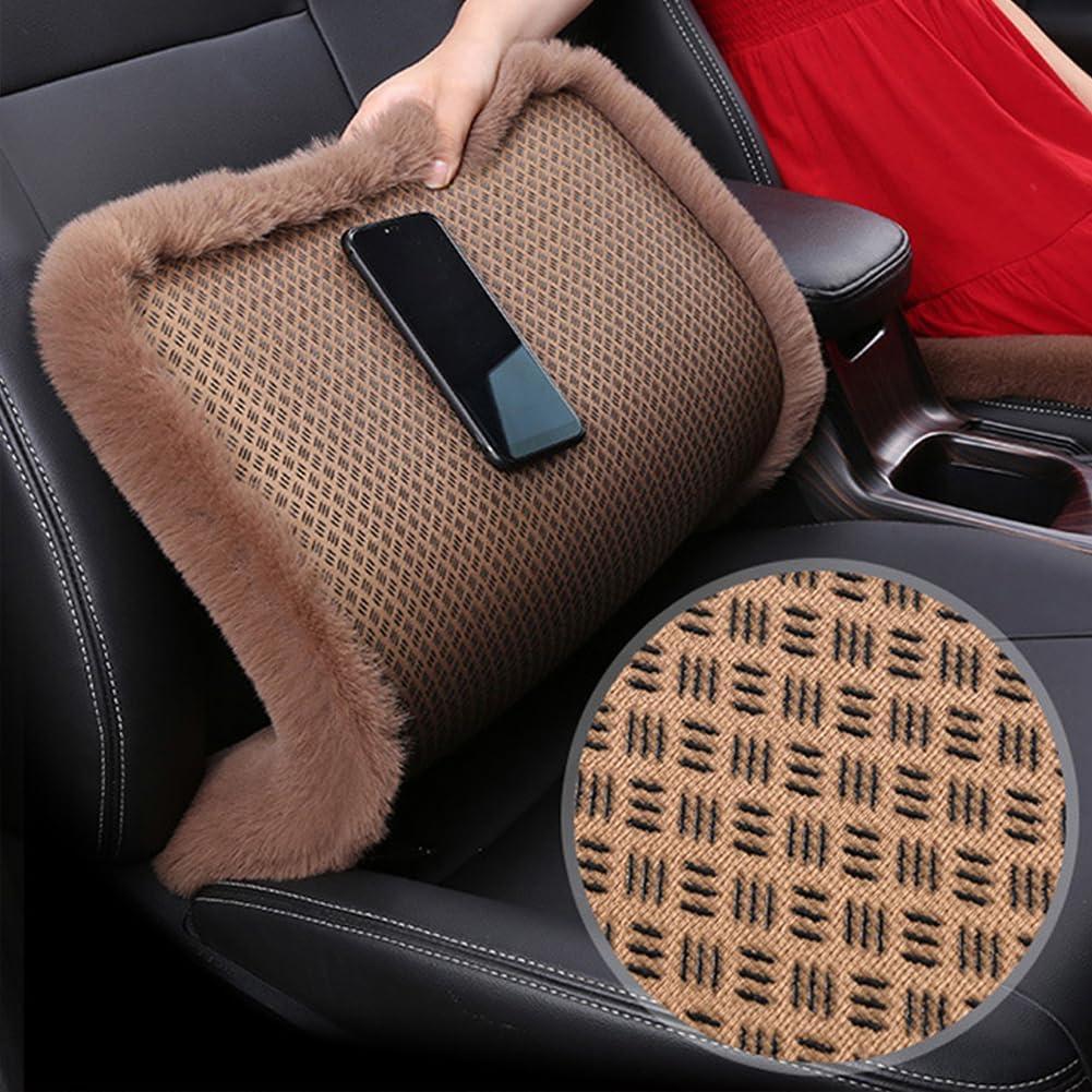 Funda de Asiento de Coche FLMAIPU Azul Oscuro 43 cm Esponjosa