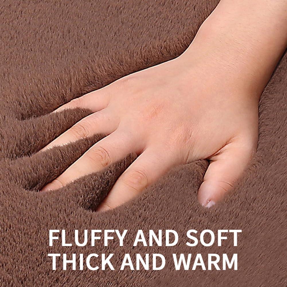 Funda de Asiento de Coche FLMAIPU Azul Oscuro 43 cm Esponjosa