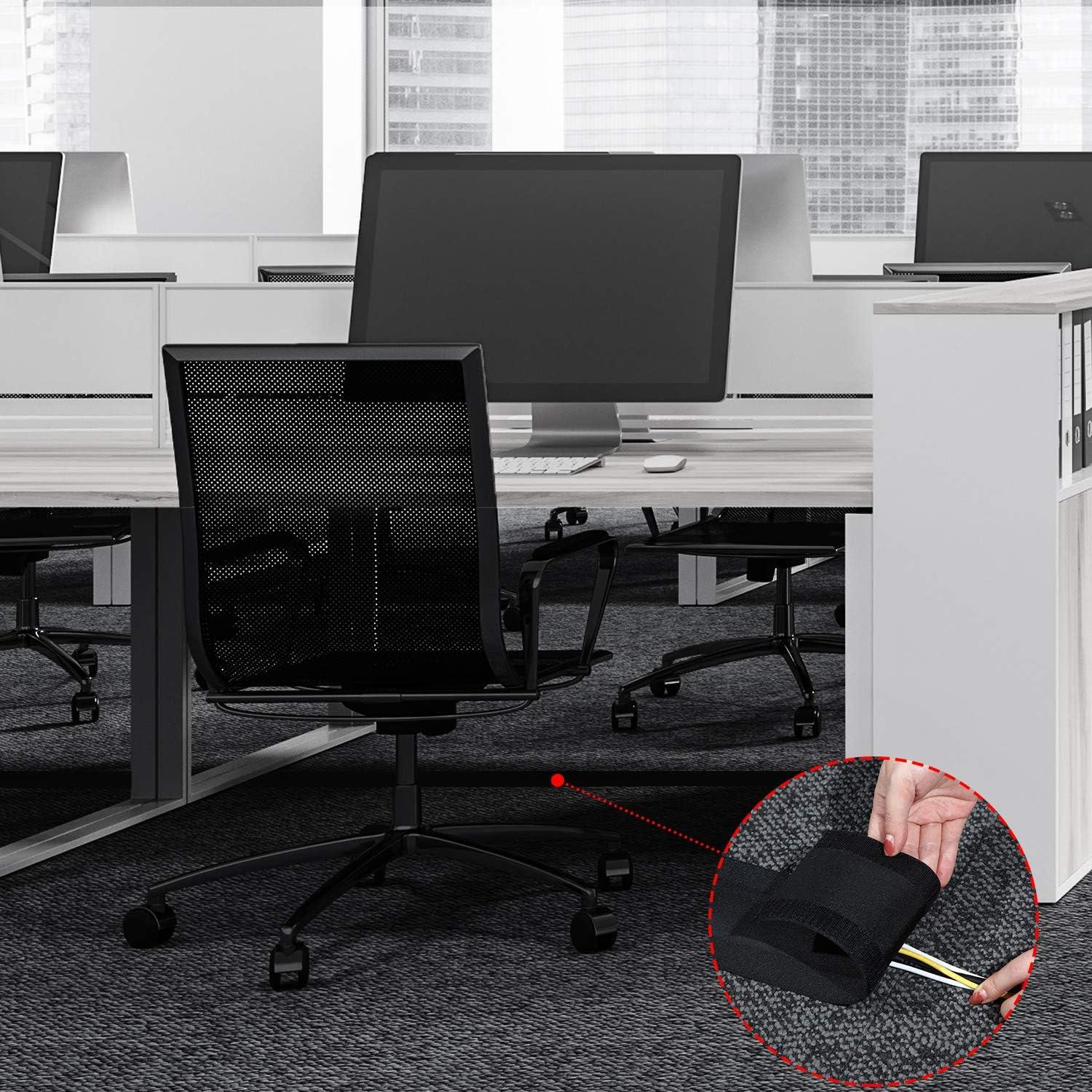 Cubierta de Cable para Alfombra WILLBOND 5.99m Negro