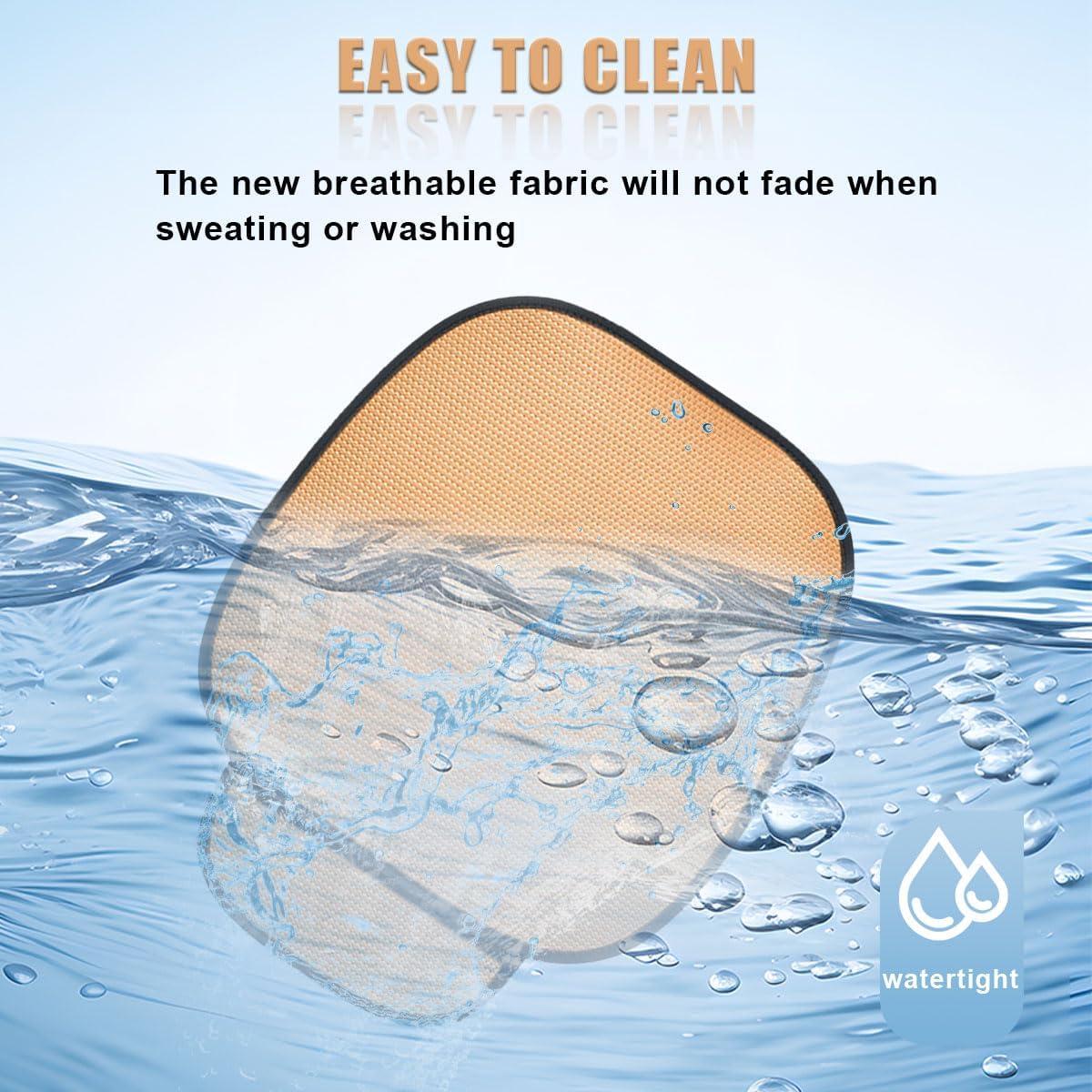 Funda de Asiento de Coche DUSCOKE Beige Transpirable 49.7x47.6cm