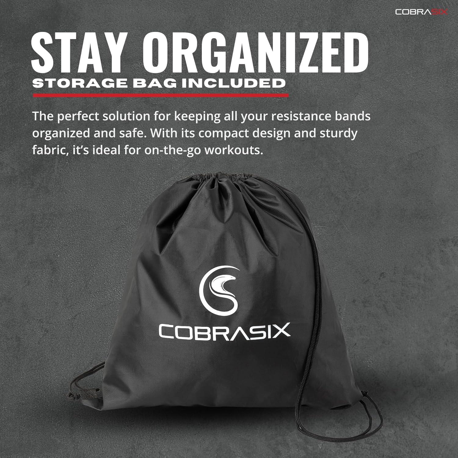 Bandas de Resistencia CobraSix 5 Piezas - Entrenamiento Fuerza