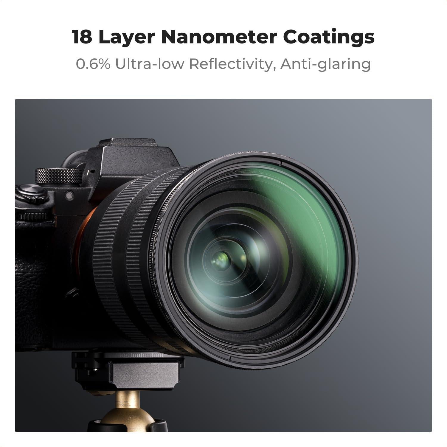 Filtro de Estrella Variable K&F Concept 49mm - Cristal Óptico