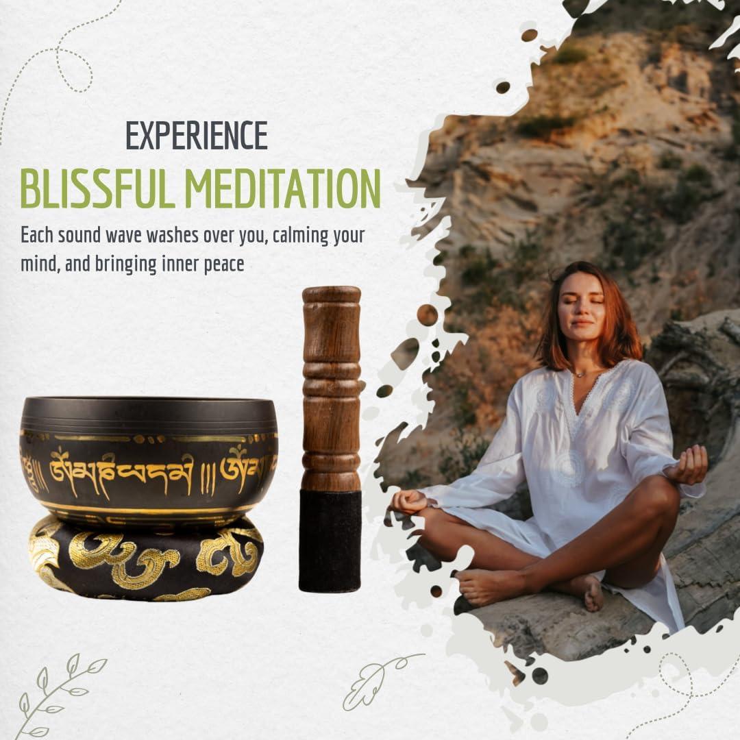 Juego de Cuencos Cantores Tibetanos Wish Well - 10.16 cm