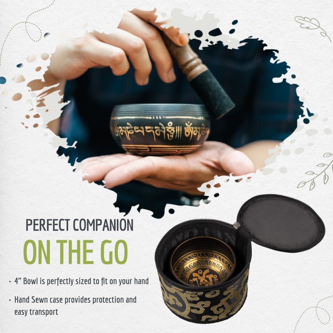 Juego de Cuencos Cantores Tibetanos Wish Well - 10.16 cm