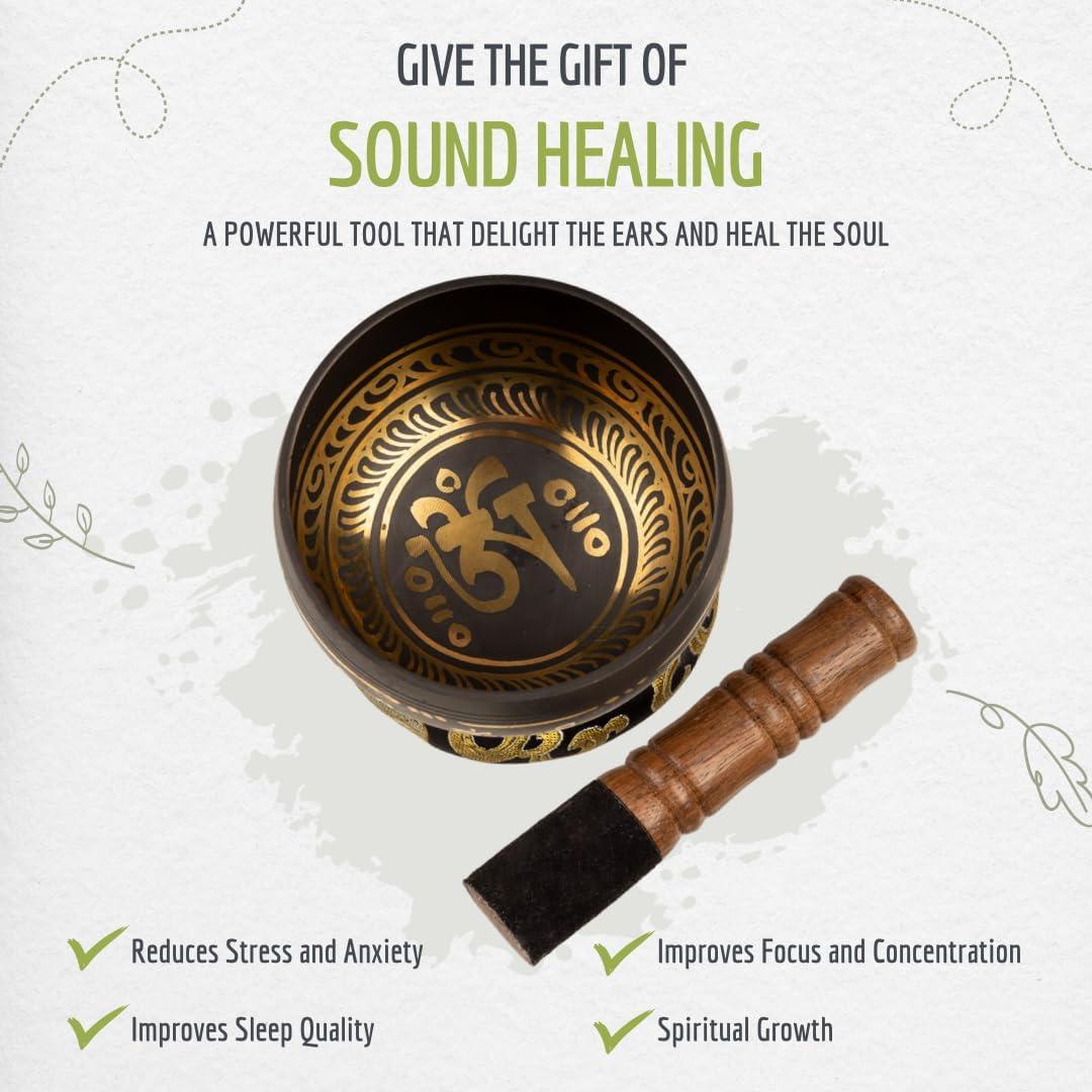 Juego de Cuencos Cantores Tibetanos Wish Well - 10.16 cm