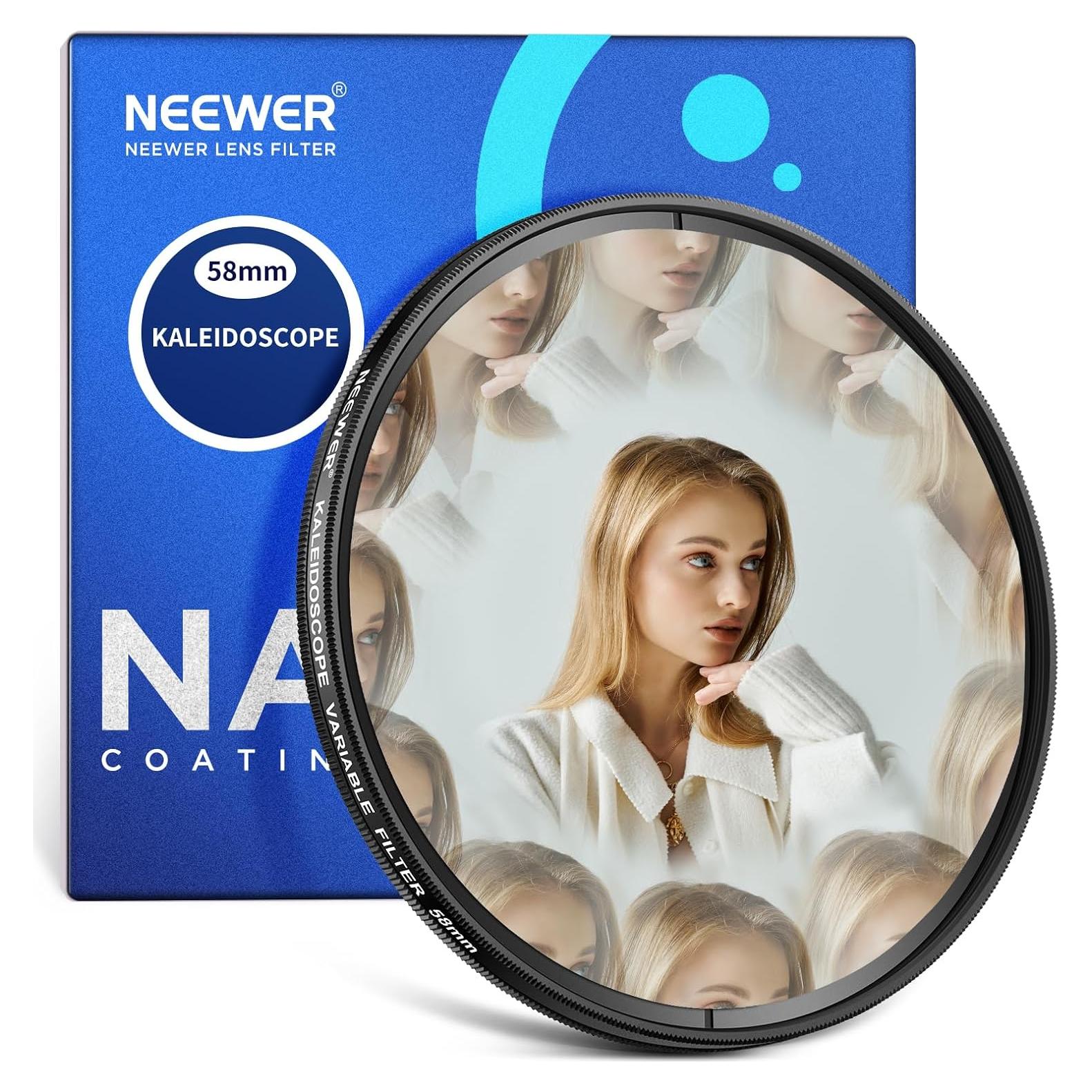 Filtro Prisma Kaleidoscopio NEEWER 58mm para Cámara
