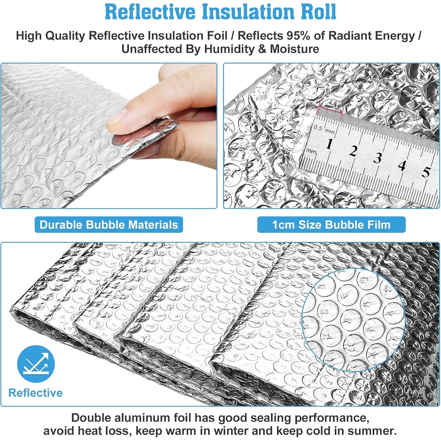 Rollo Aislante Térmico Aluminio UCINNOVATE 30.48 cm x 3.05 m
