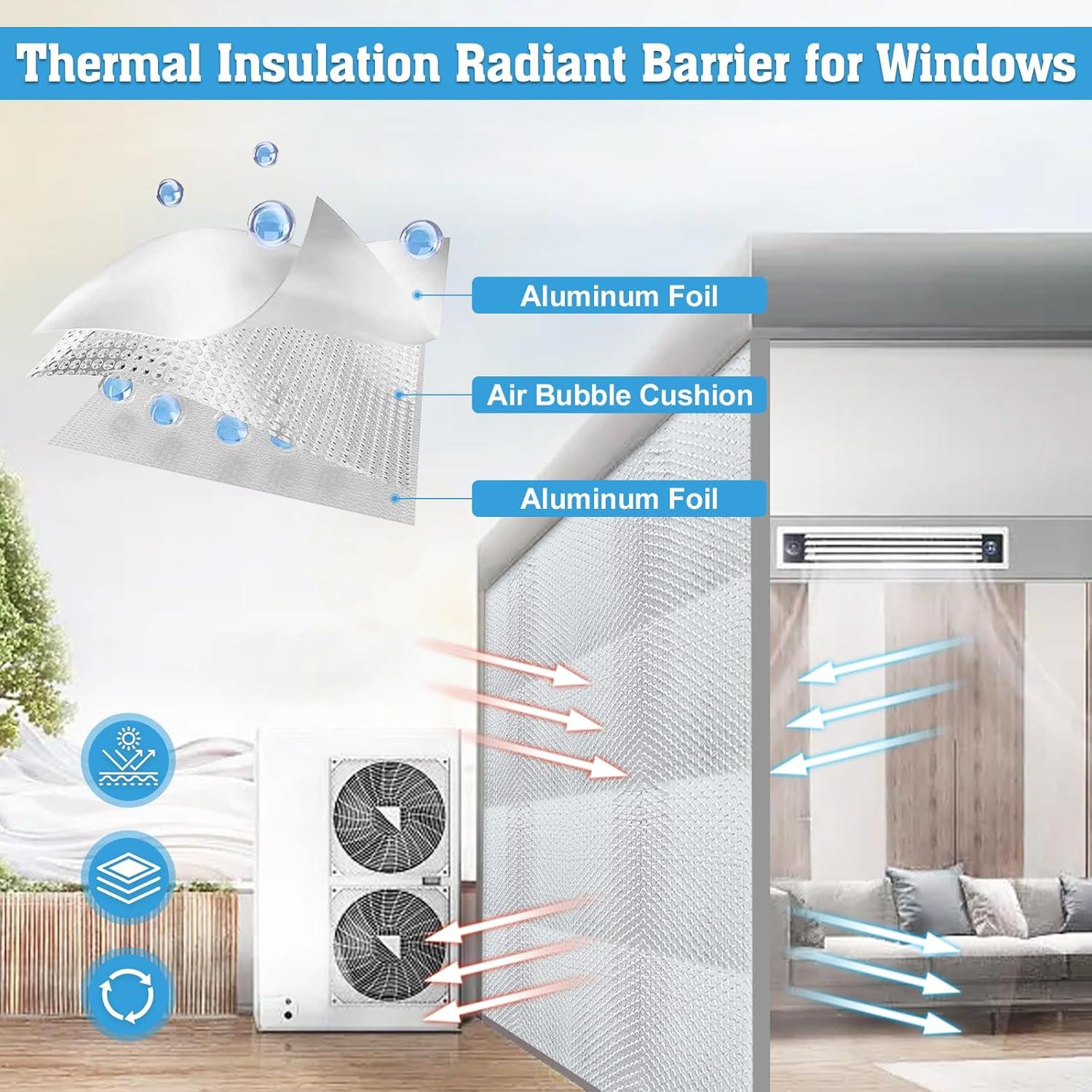 Rollo Aislante Térmico Aluminio UCINNOVATE 30.48 cm x 3.05 m