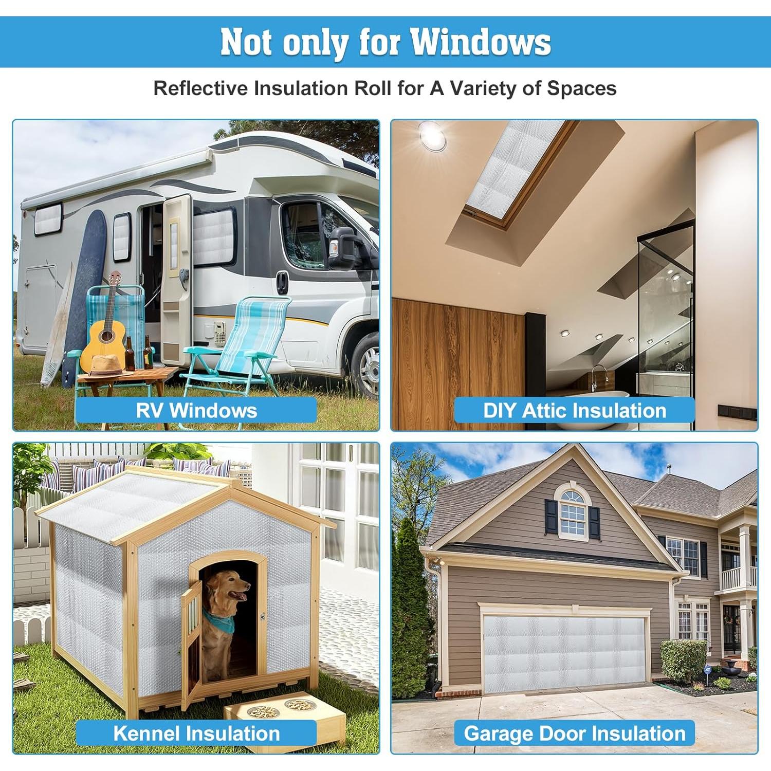 Rollo Aislante Térmico Aluminio UCINNOVATE 30.48 cm x 3.05 m