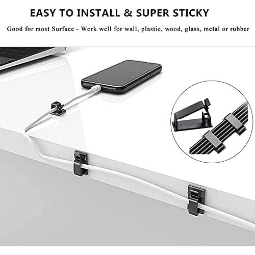 Kit de Organización de Cables N NOROCME 152 Piezas Negro