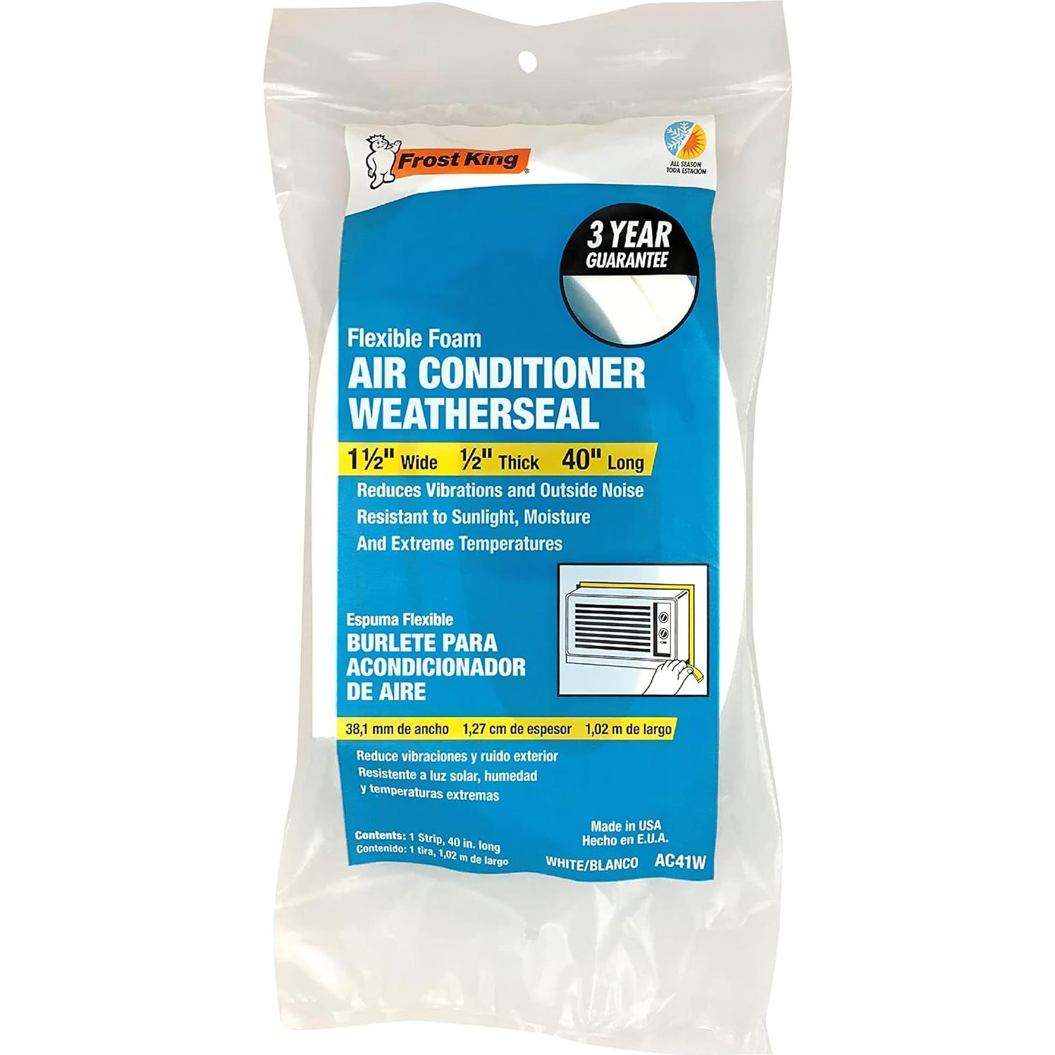 Burlete de Espuma Frost King AC41WA 101.6 cm Blanco