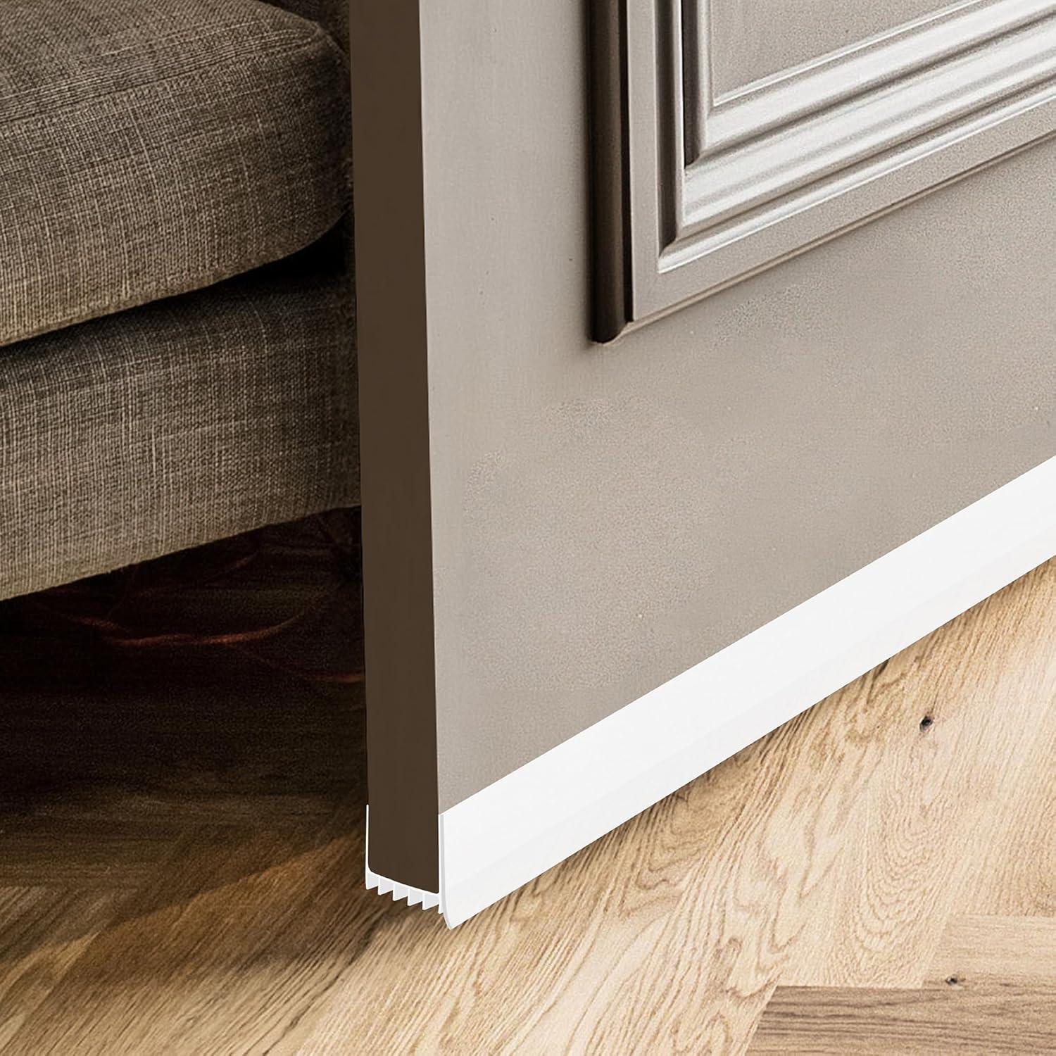 Barrido de puerta deslizante PVC Randall 0.91 m blanco