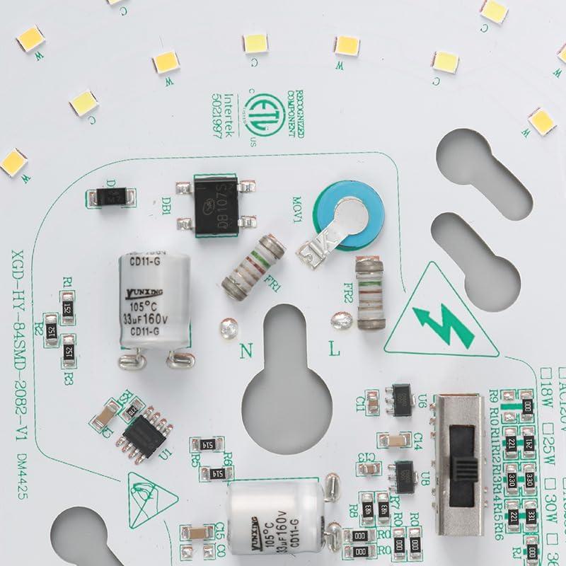 Kit Retrofit Luz Ventilador Techo LED 18W 2100LM 5CCT