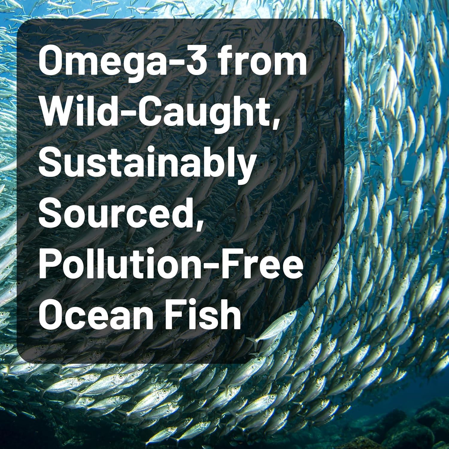 NatureWise Omega 3 Aceite de Pescado 2200 mg 60 Gelatinas Blandas