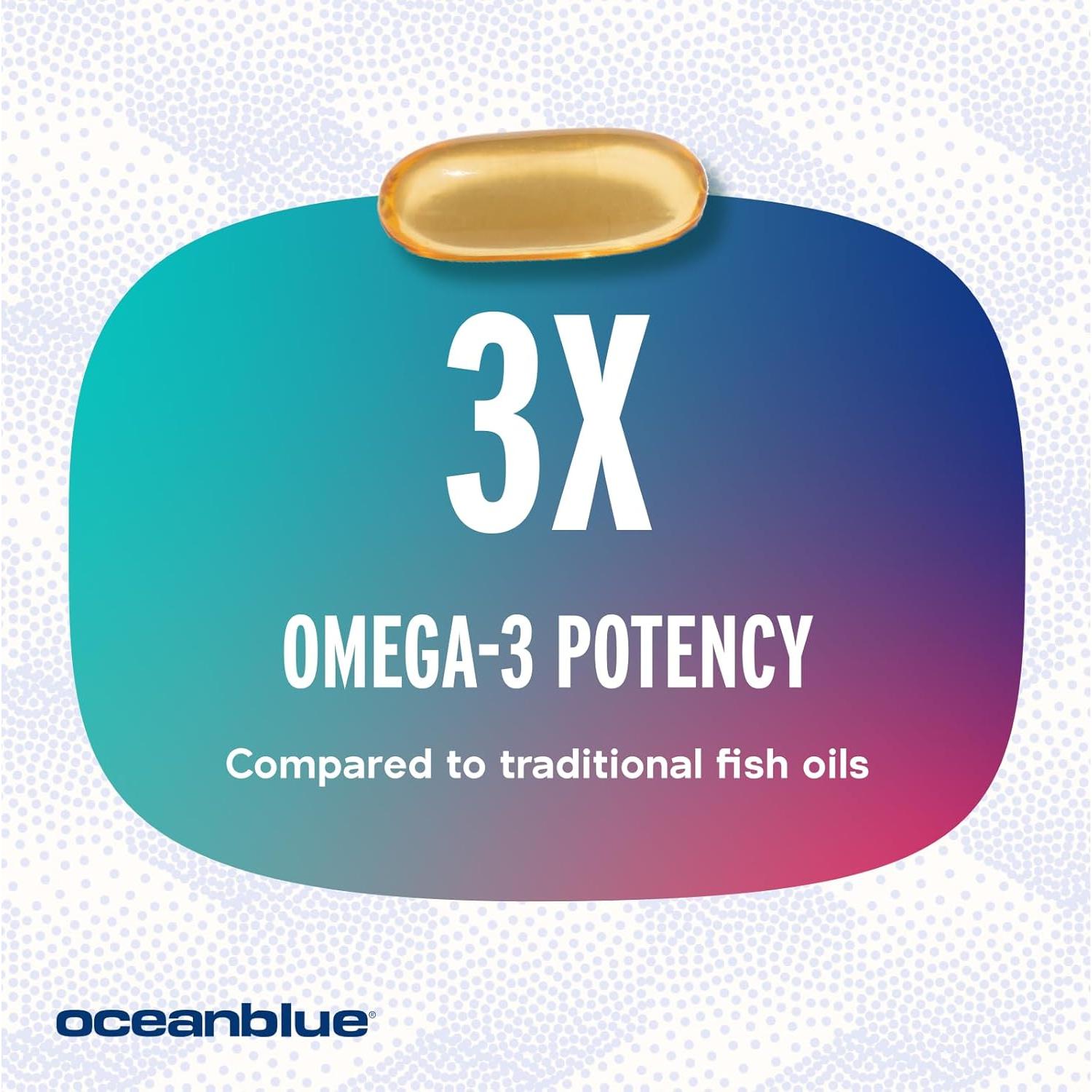 Oceanblue Omega-3 2100 con Vitamina D3 - 60 Cápsulas