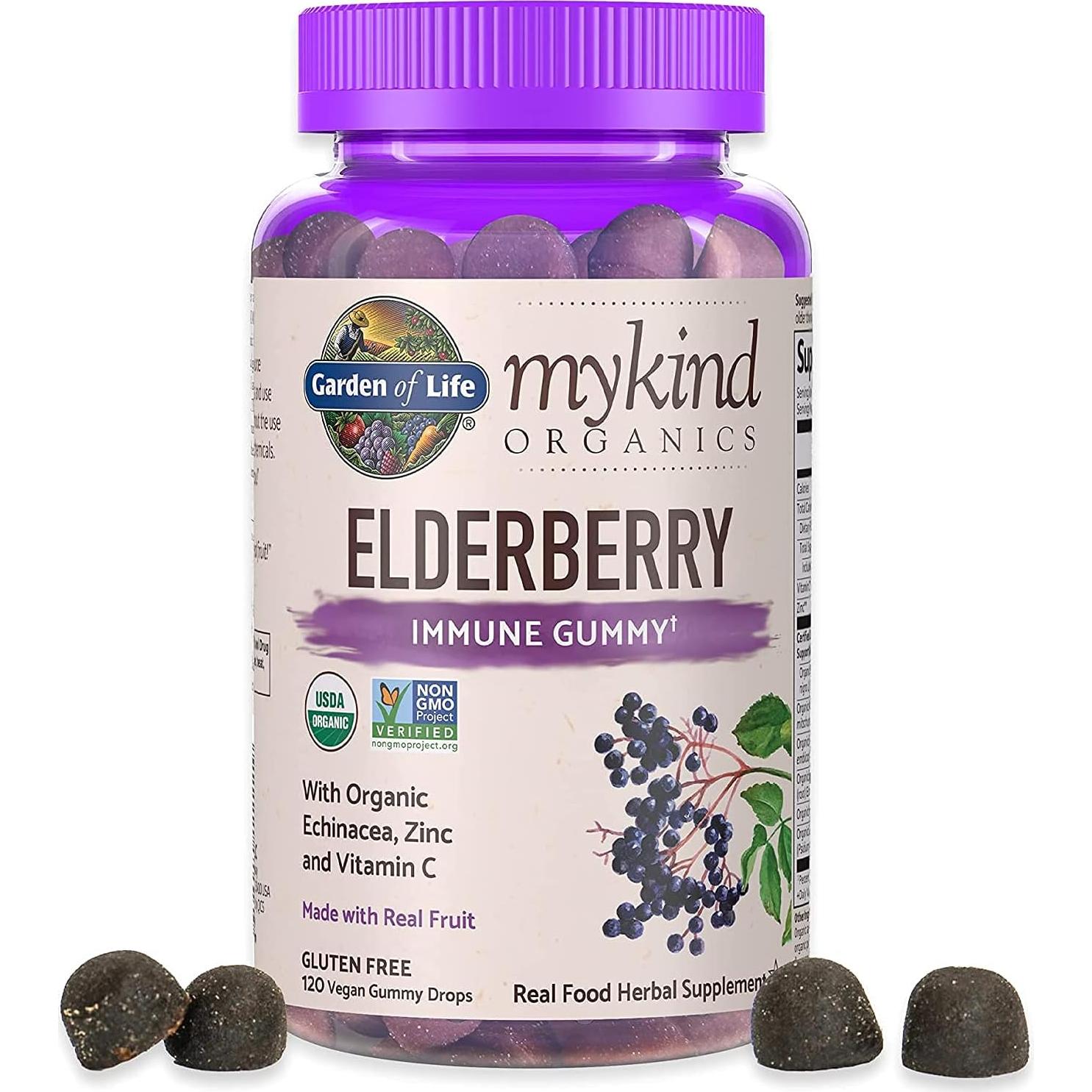 Jarabe Inmunológico Orgánico Jardín de Vida 195 ml + Gominolas 120 Unidades