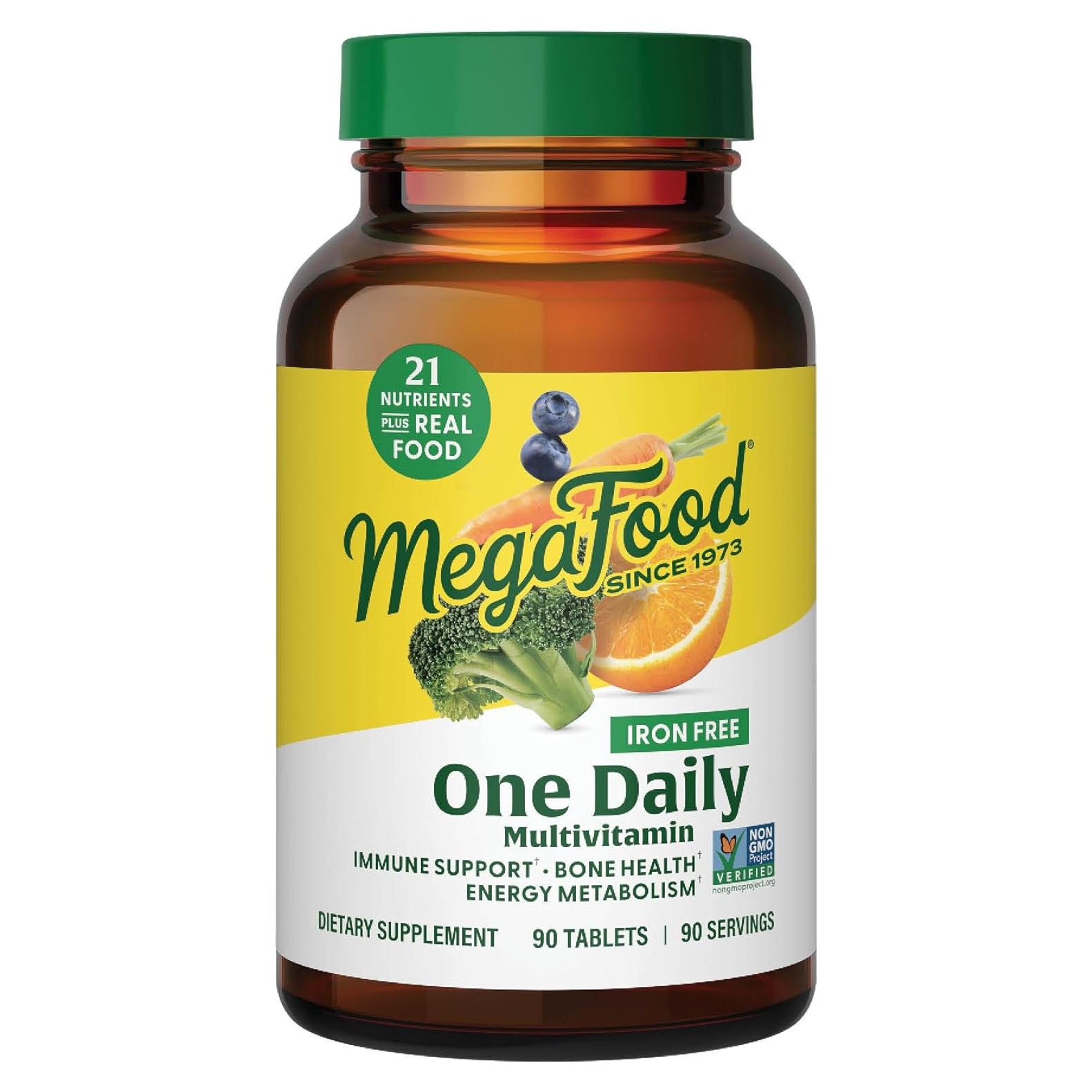 MegaFood One Daily Multivitamina Sin Hierro - 90 Tabletas