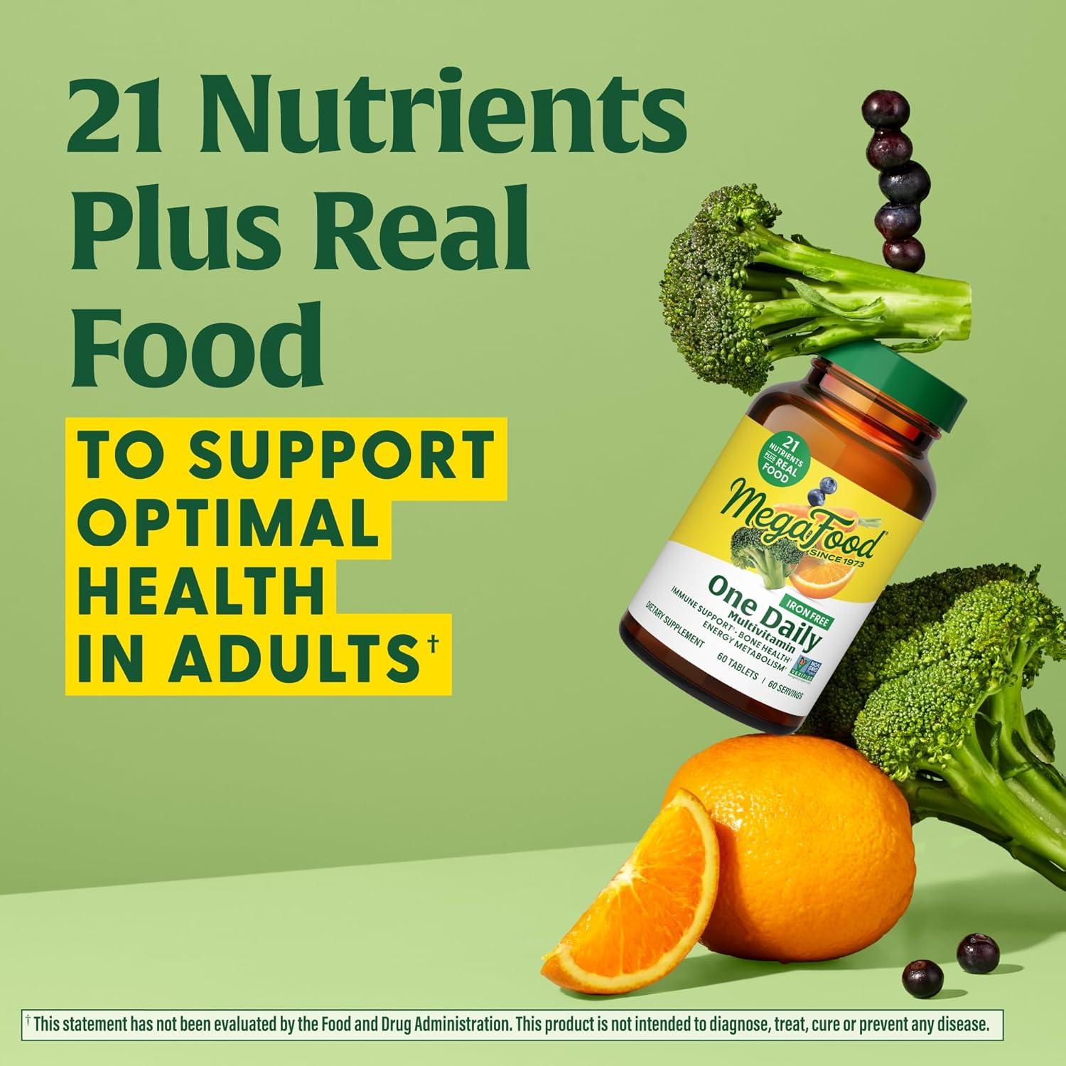 MegaFood One Daily Multivitamina Sin Hierro - 90 Tabletas