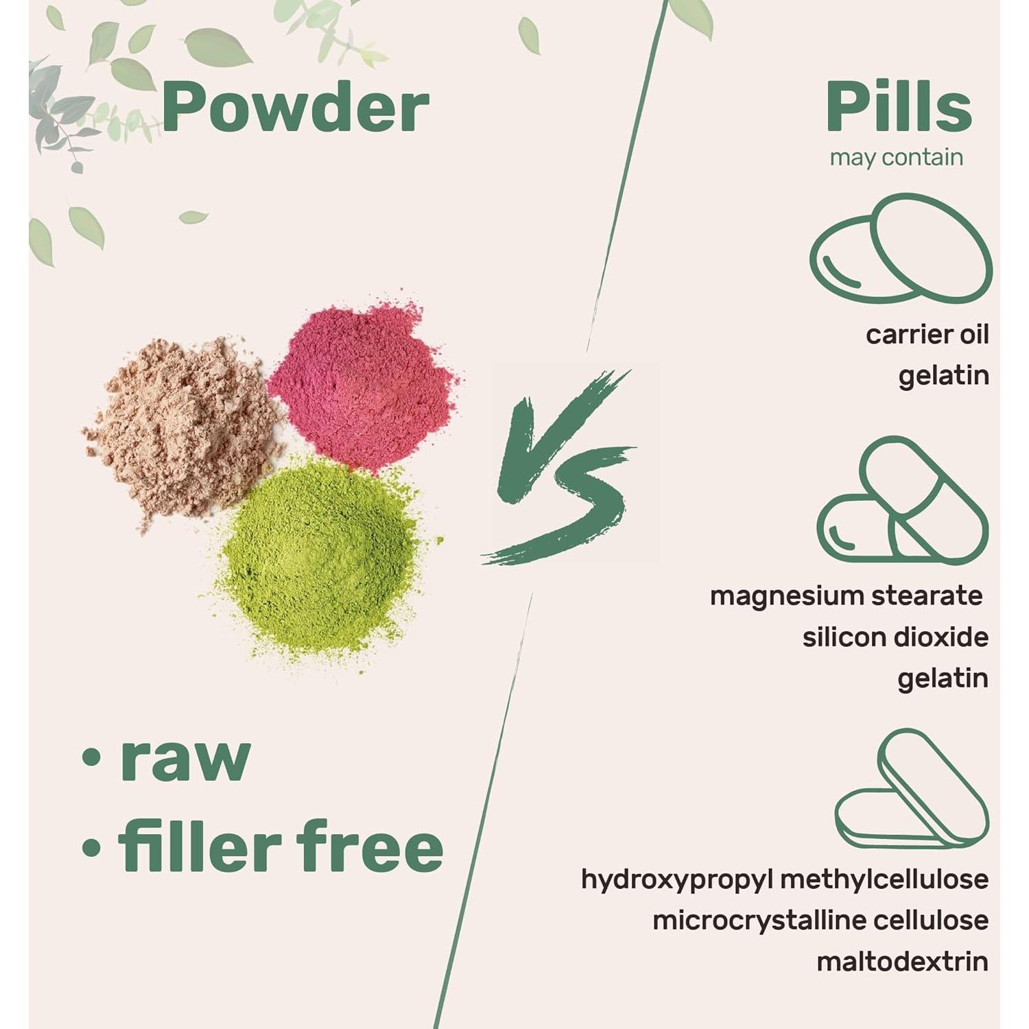 Polvo de Super Verdes Micro Ingredients 0.45kg - 100 Superalimentos