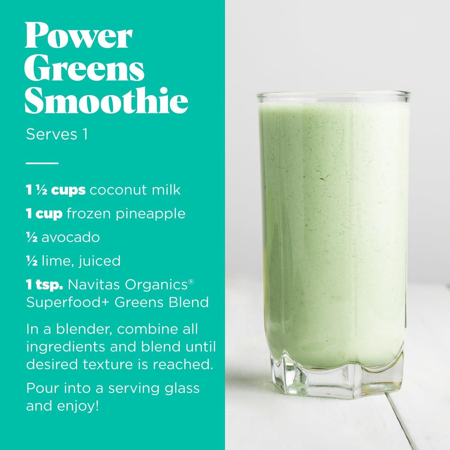 Mezcla de Superalimentos Verdes Navitas Organics 178.6g