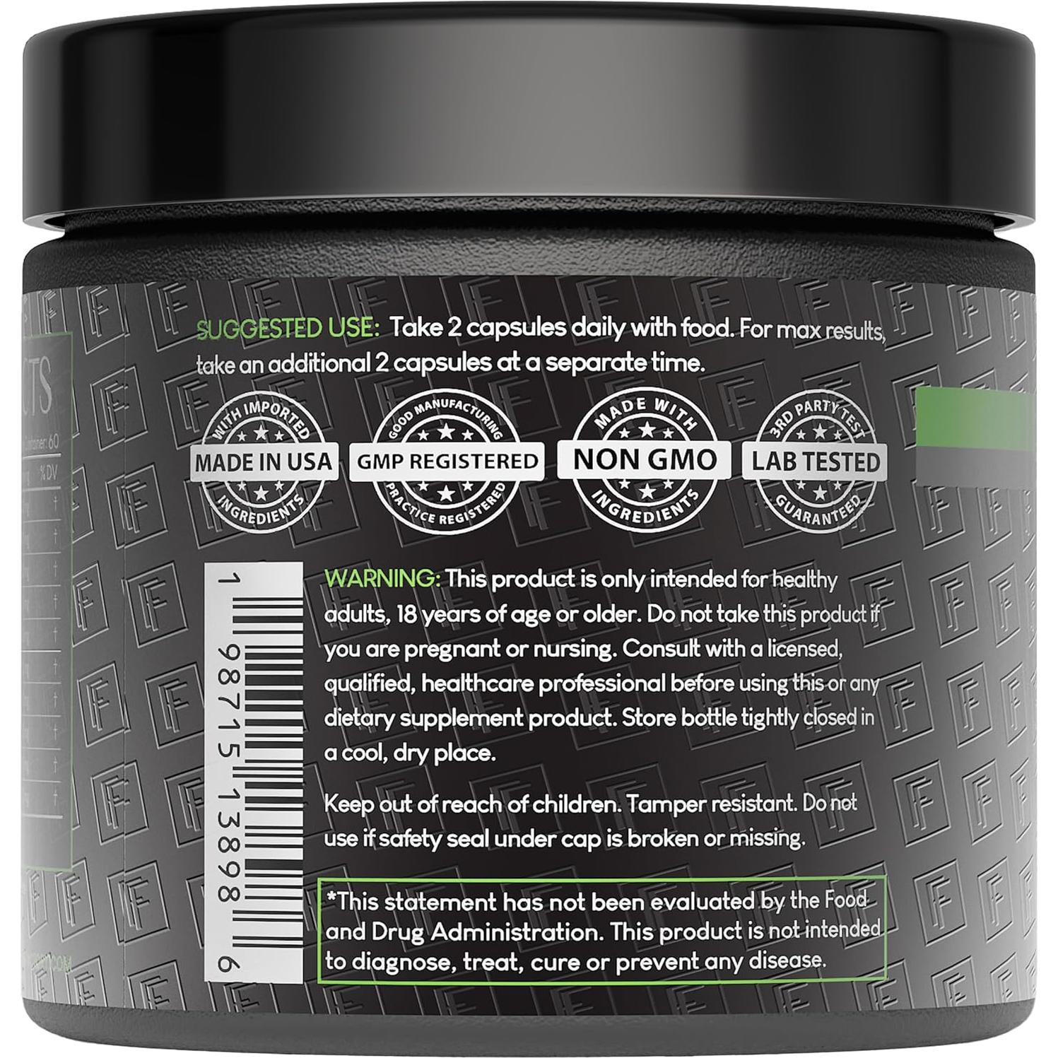 Maximizador de Crecimiento Capilar 10 en 1 Formulation Factory 120 Cápsulas