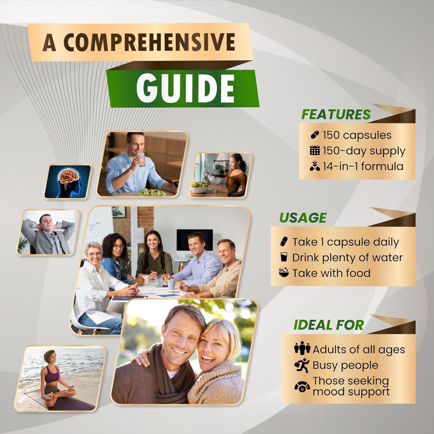 Cápsulas de Hierba de San Juan Nessarit 150 Unidades 14-en-1