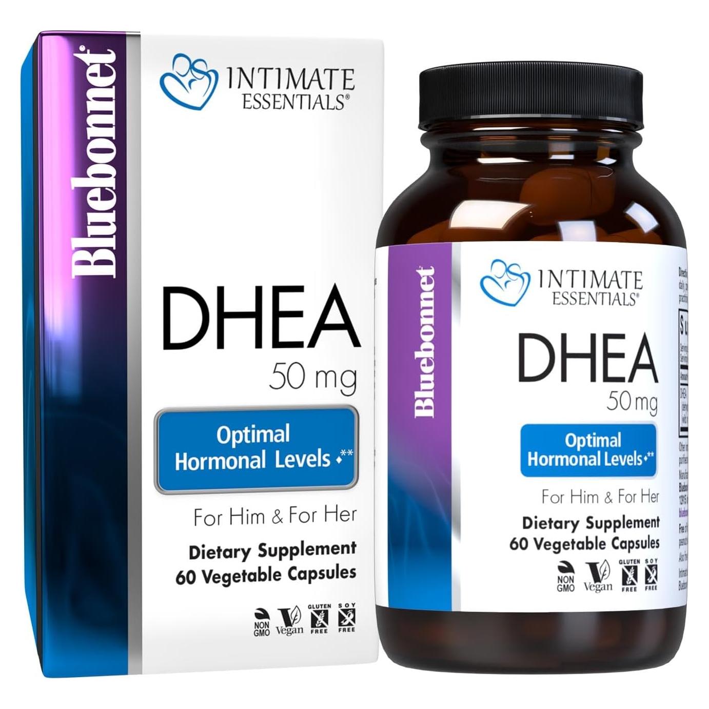 Cápsulas DHEA 50mg BlueBonnet - Fertilidad y Hormonas 60 Unidades