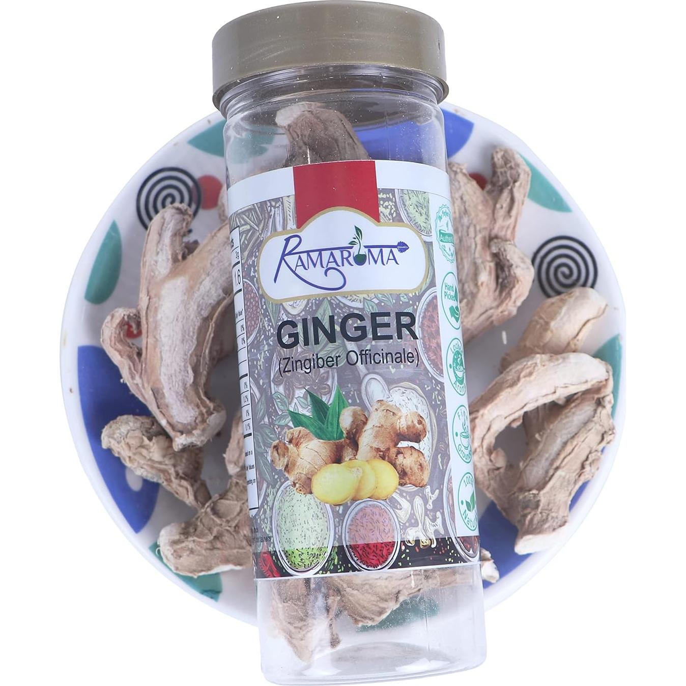 Jengibre Seco Entero Ramaroma 100g - Orgánico y Natural