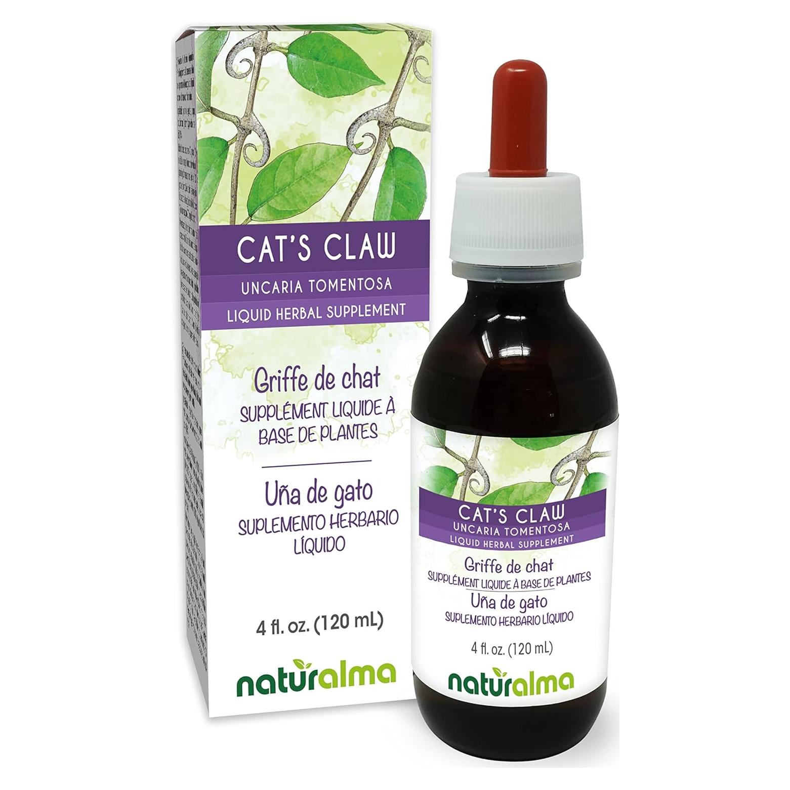 Extracto líquido de uña de gato Naturalma 118.29 ml - Vegano
