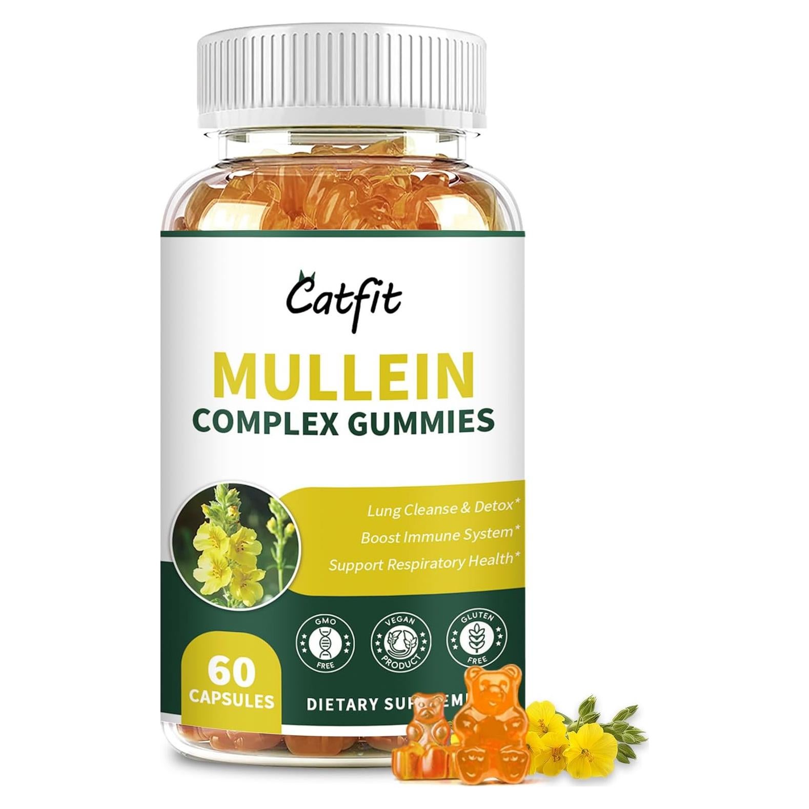 Gominolas de Mullein Catfit 60 unidades Sabor Piña Veganas