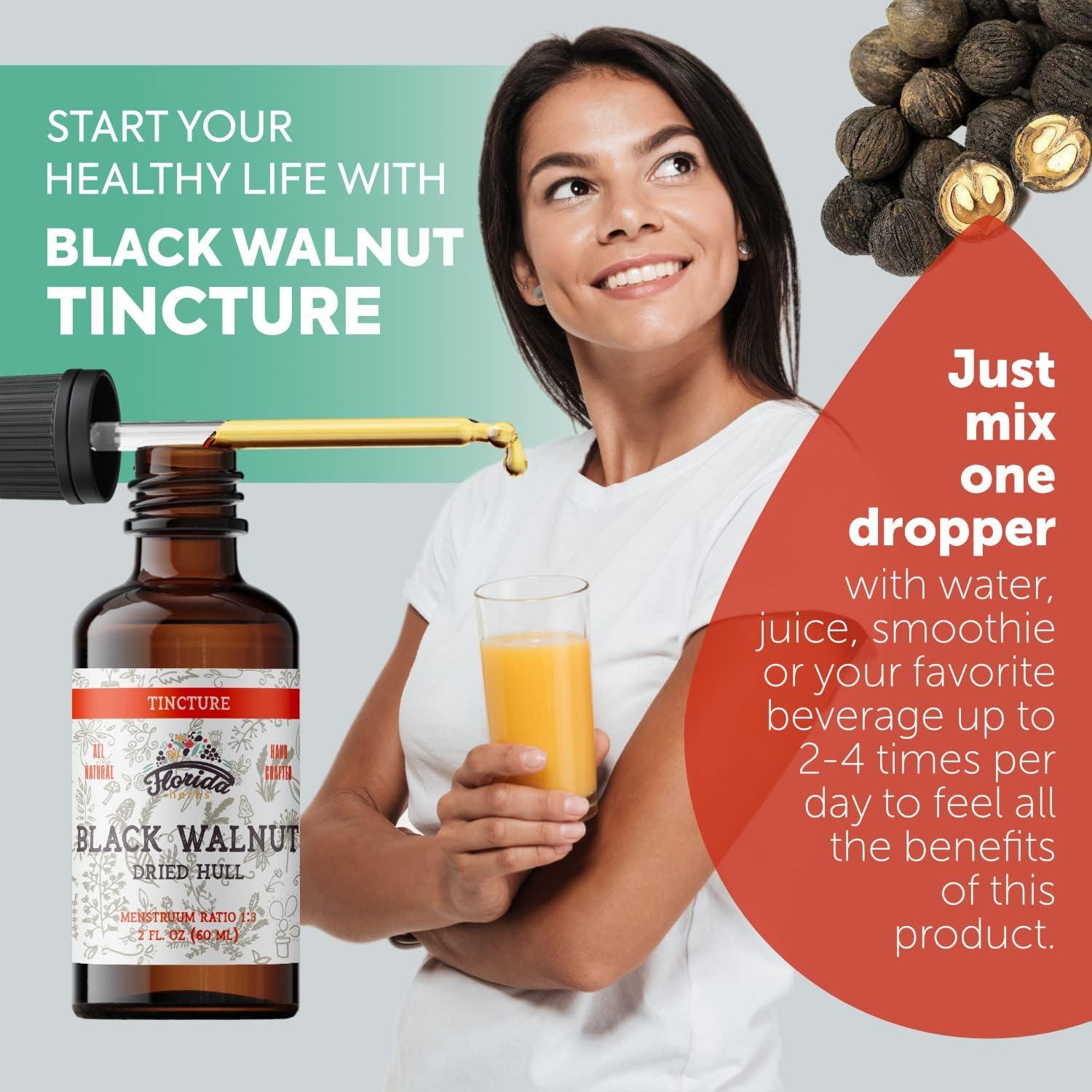 Tintura Orgánica de Nogal Negro Florida Herbs 59 ml