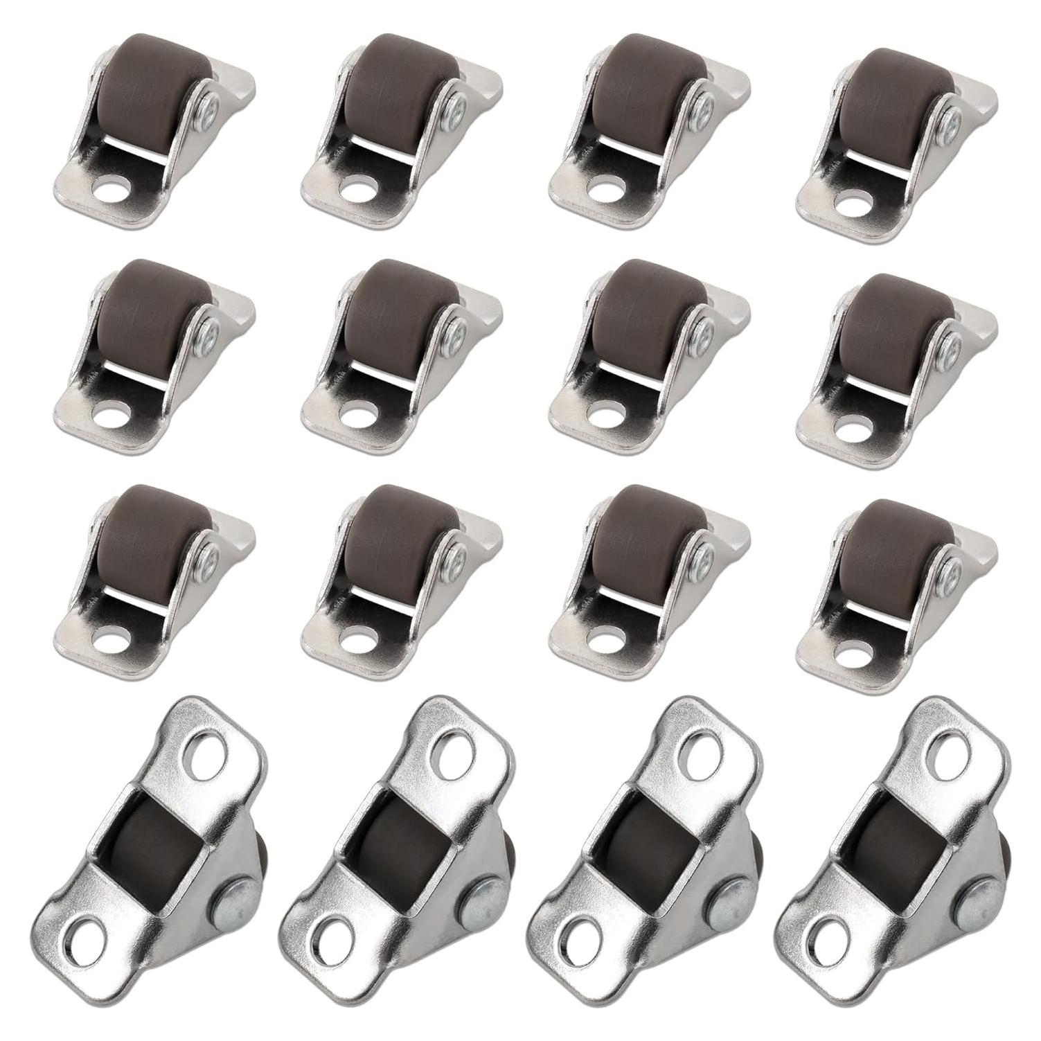 Ruedas Mini Caster XIKE 16 Pcs 1.27 cm Autoadhesivas